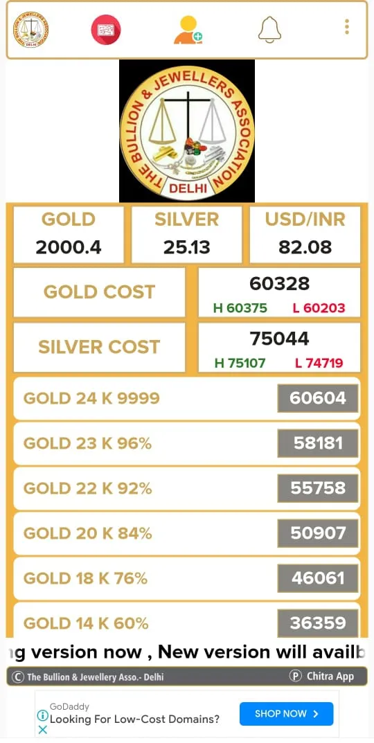 Tbja Bullion & Jew Asso Delhi | Indus Appstore | Screenshot