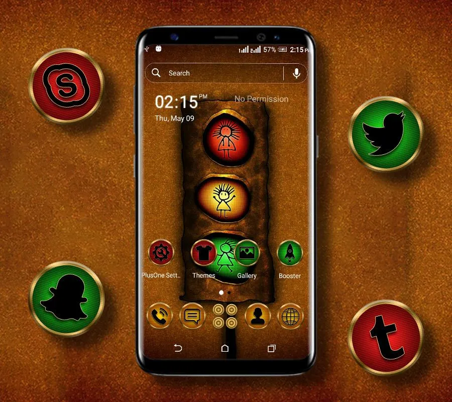 Traffic Light Launcher Theme | Indus Appstore | Screenshot