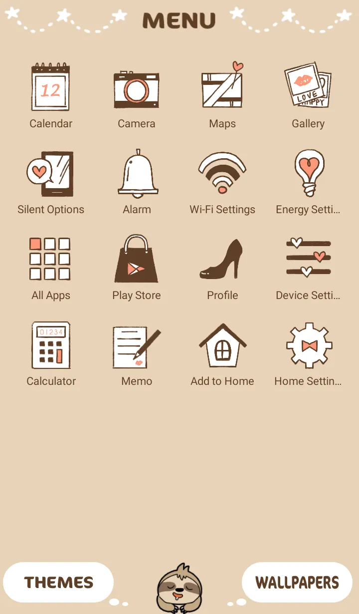 Goodnight Sloth Theme +HOME | Indus Appstore | Screenshot