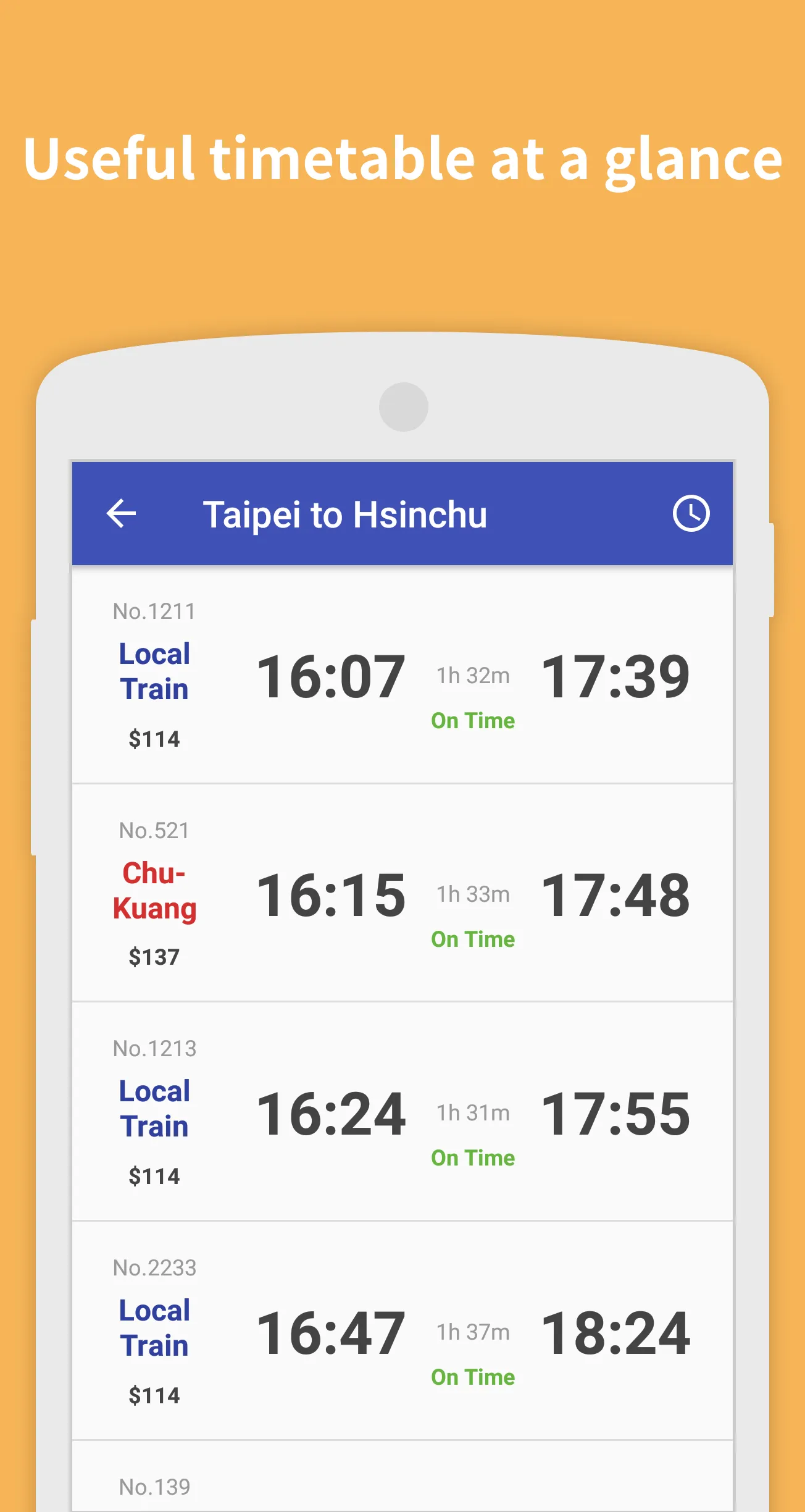 Taiwan Railway | Indus Appstore | Screenshot