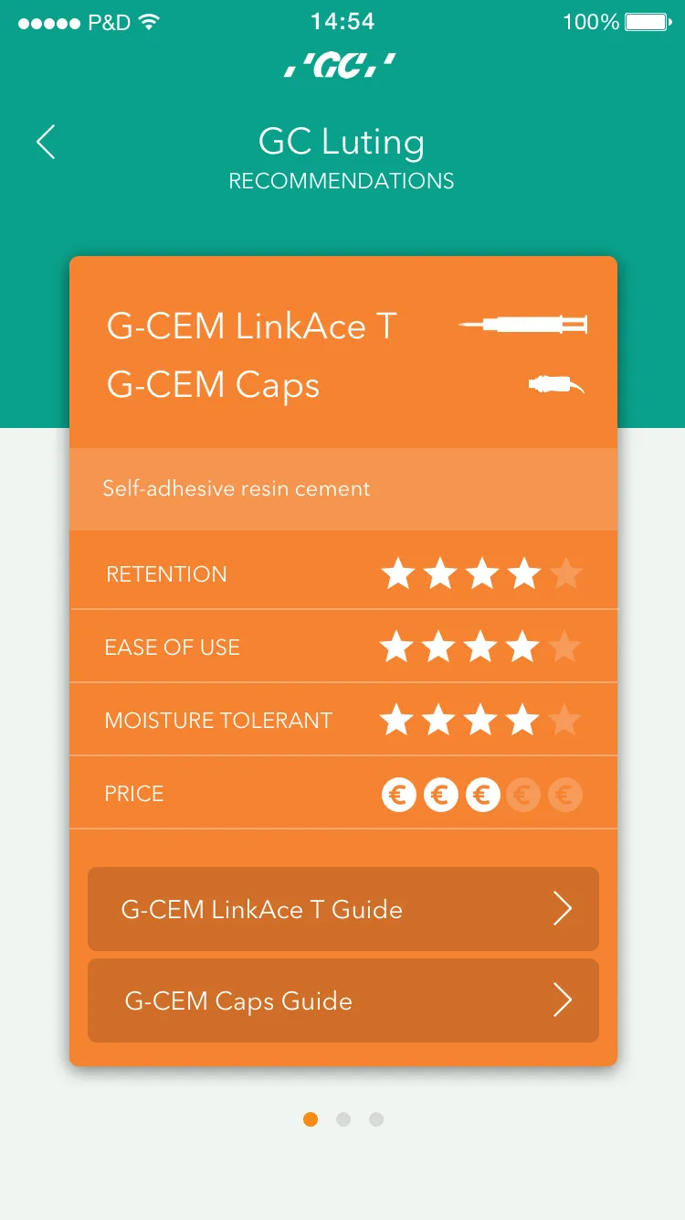 GC luting guide | Indus Appstore | Screenshot