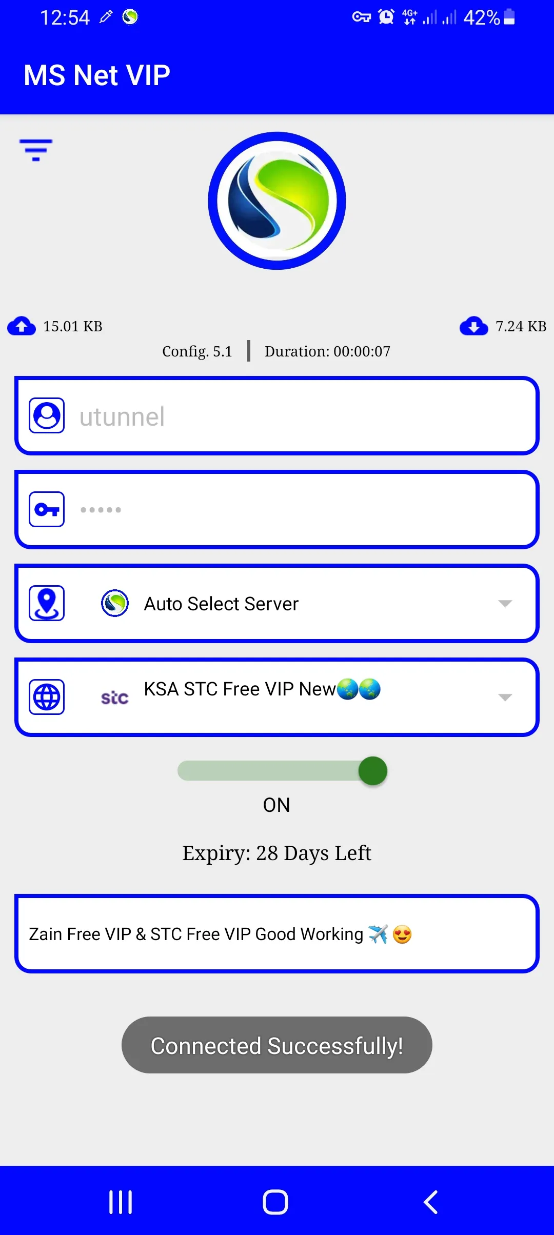 MS Net VIP - Unlimited VPN | Indus Appstore | Screenshot