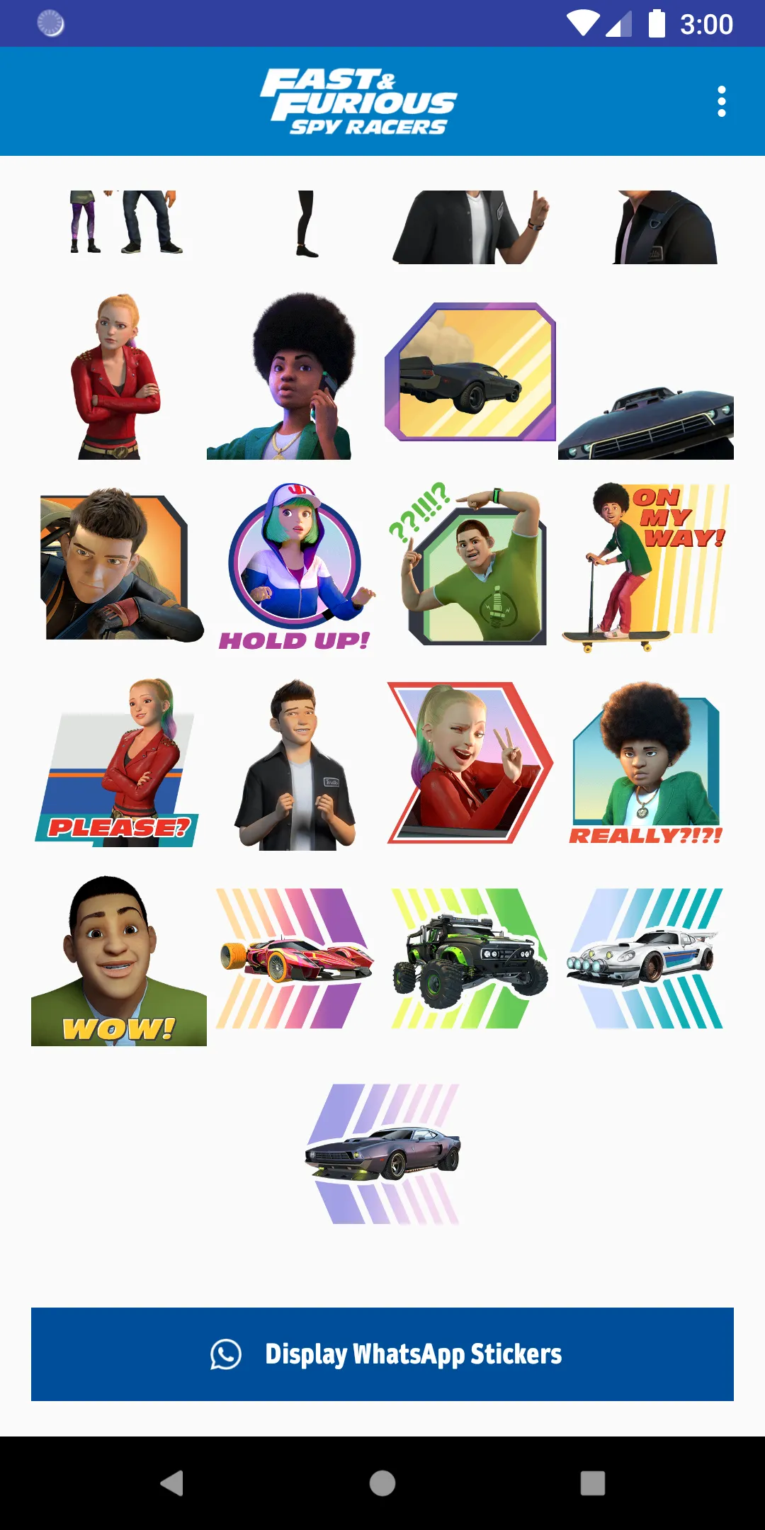 DWA TV Spy Racers Stickers | Indus Appstore | Screenshot