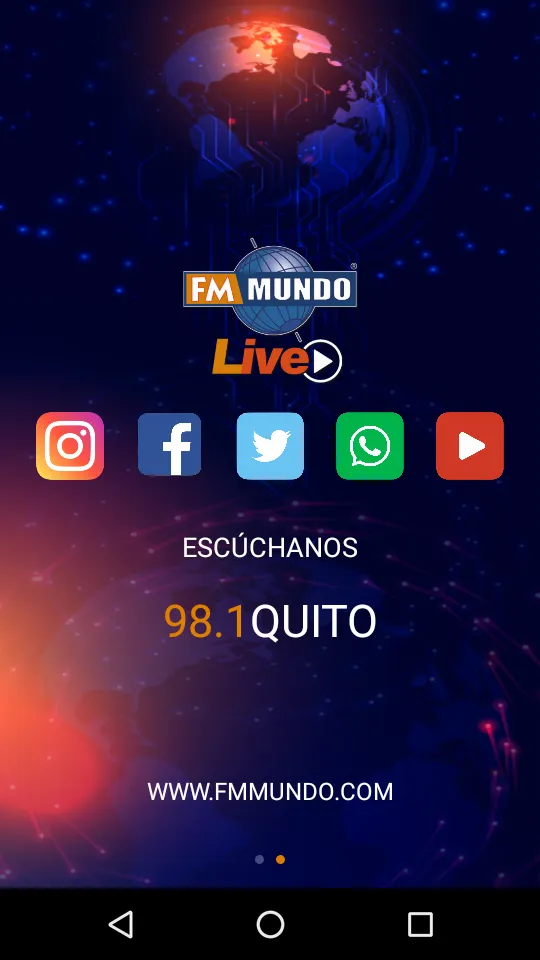 FM Mundo 98.1 | Indus Appstore | Screenshot