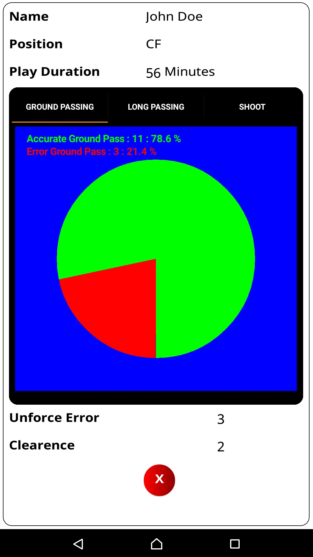 Football Match Statistic | Indus Appstore | Screenshot