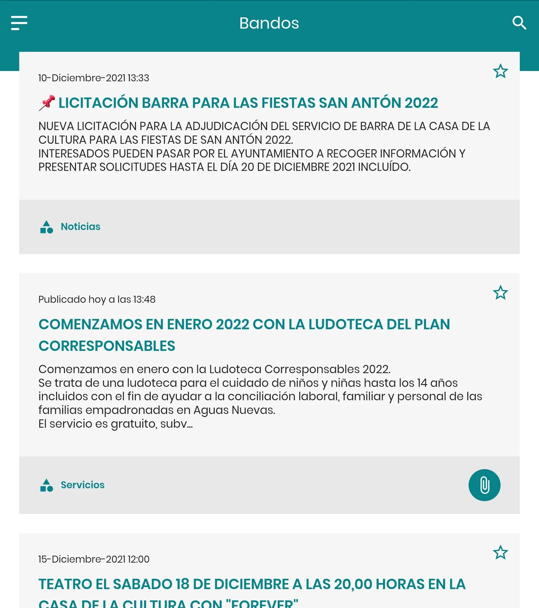 Aguas Nuevas Informa | Indus Appstore | Screenshot