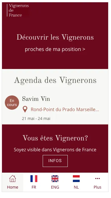 Vignerons de France | Indus Appstore | Screenshot