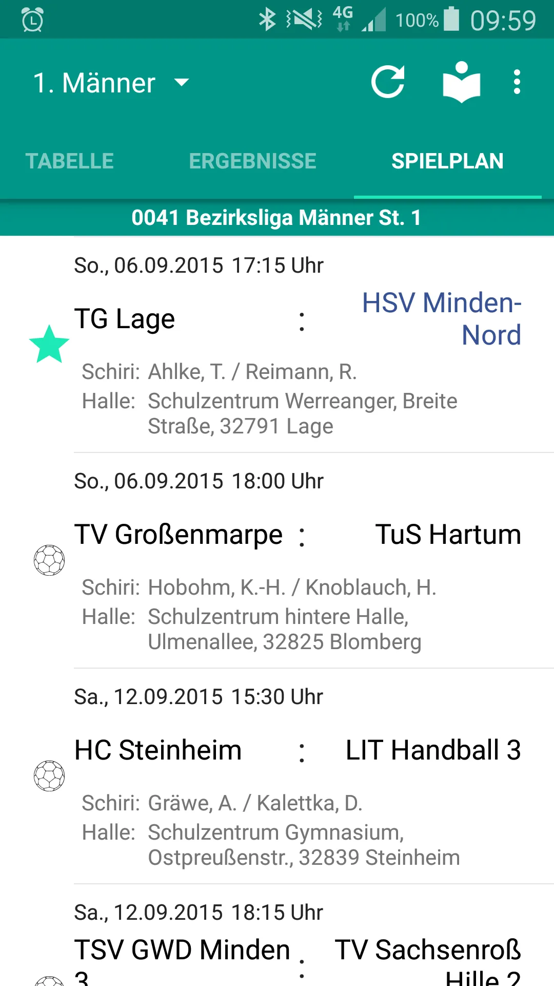 HSV Minden-Nord | Indus Appstore | Screenshot