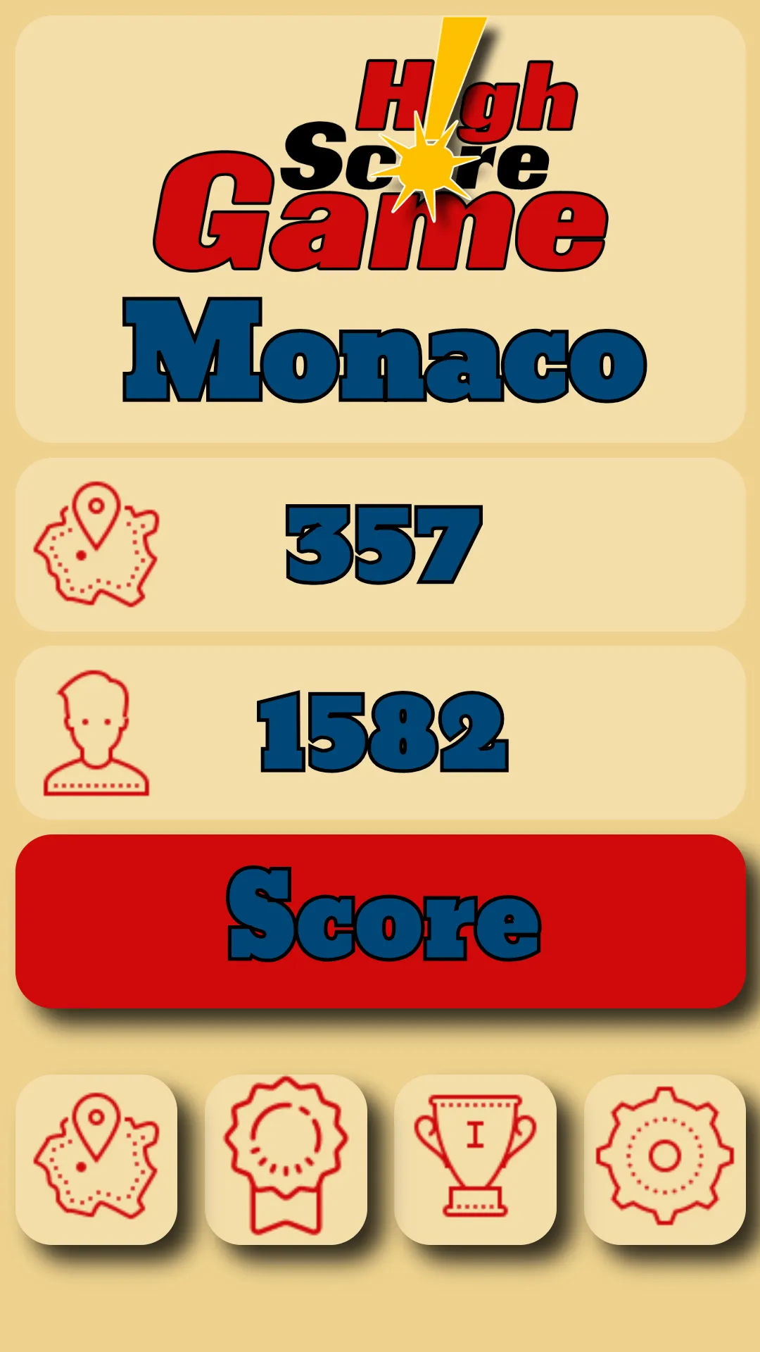 HighScore Game Nations | Indus Appstore | Screenshot