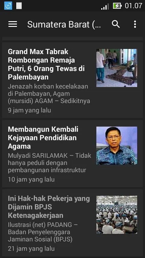 Berita Sumbar - Berita Minang | Indus Appstore | Screenshot