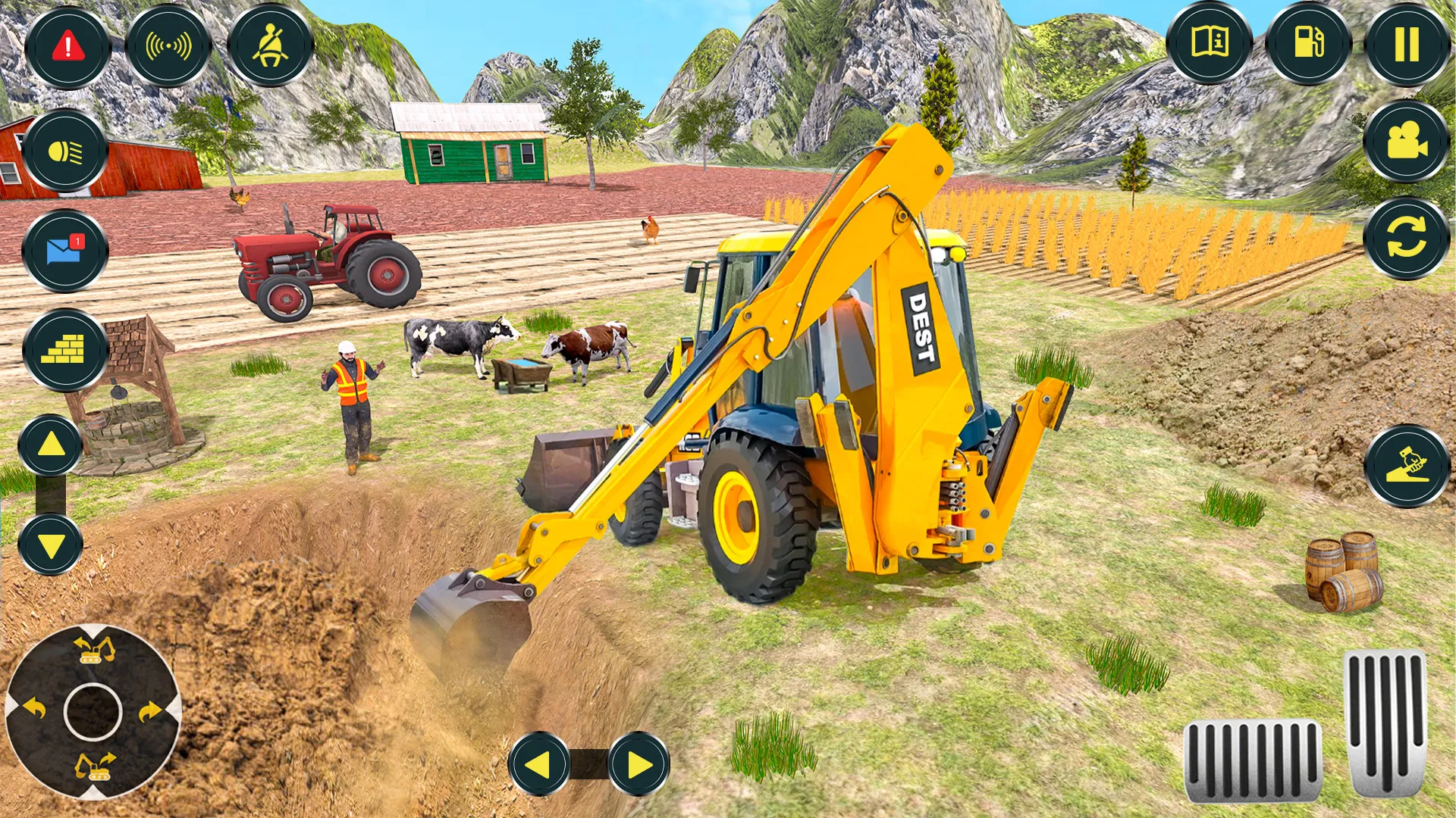 Village Excavator JCB Games | Indus Appstore | Screenshot