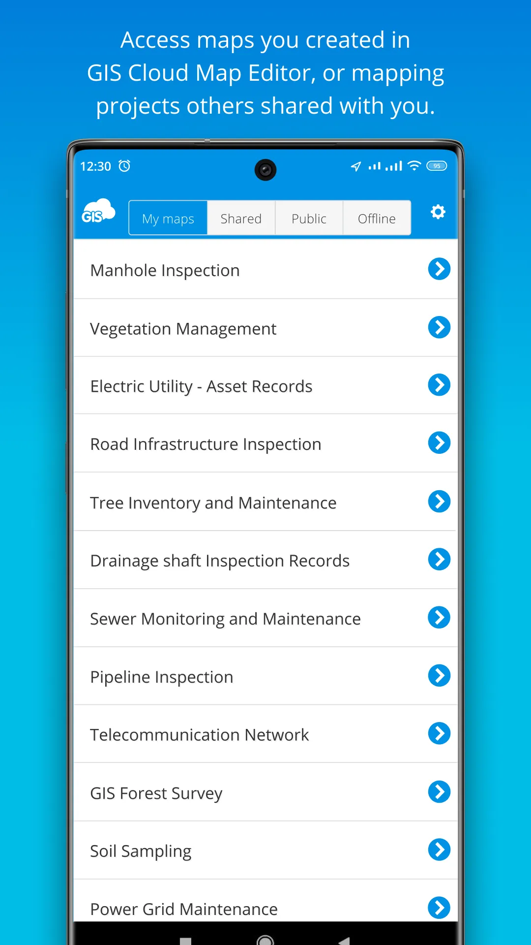 GIS Cloud Map Viewer | Indus Appstore | Screenshot