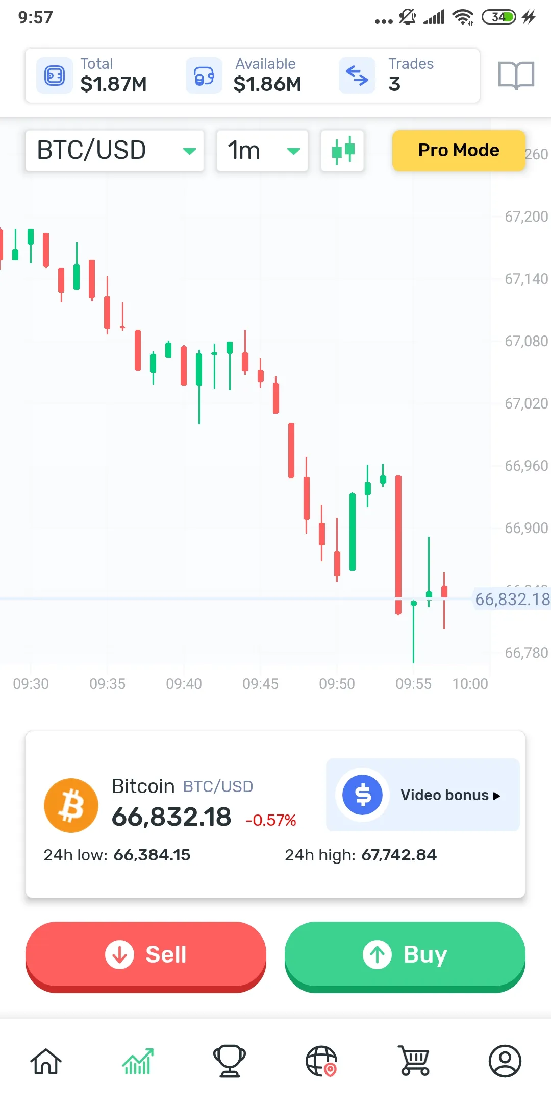 Cryptomania —Trading Simulator | Indus Appstore | Screenshot