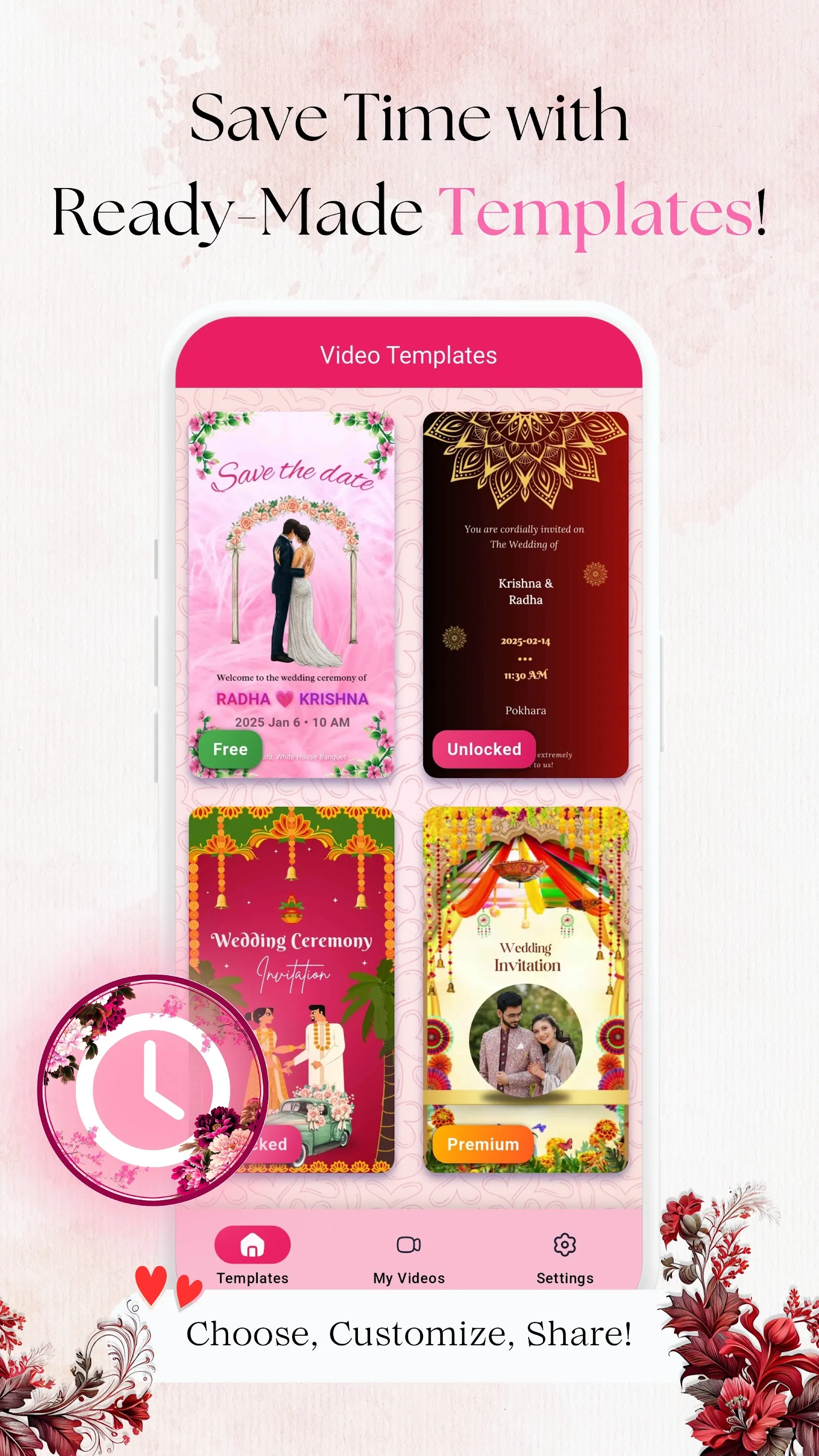 Wedding Invitation Video Maker | Indus Appstore | Screenshot