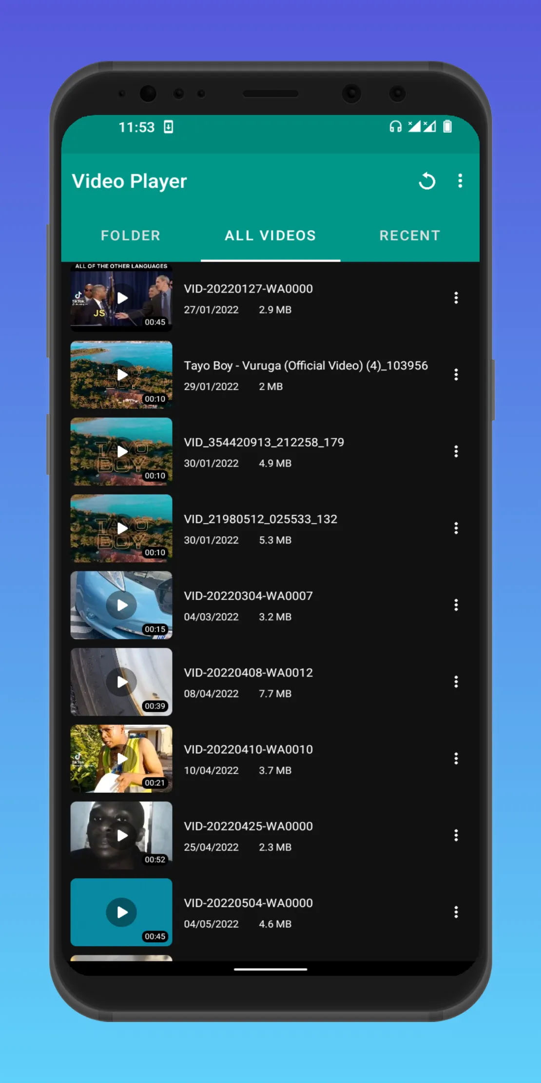 Video Player HD | Indus Appstore | Screenshot