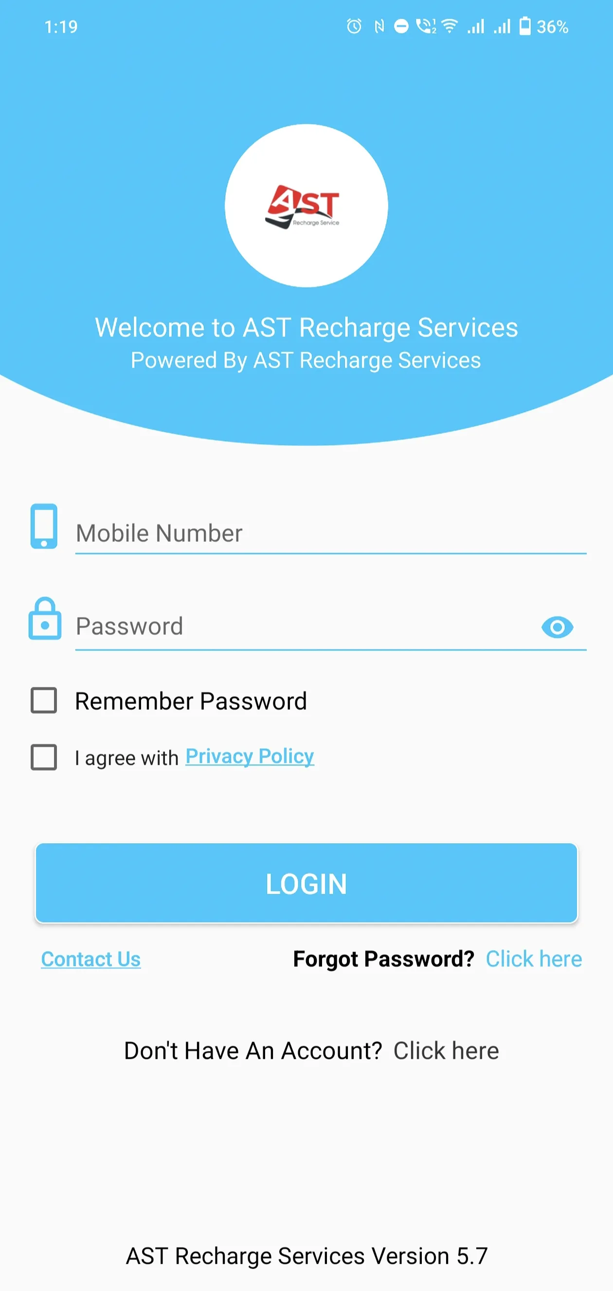 Ast Recharge Service | Indus Appstore | Screenshot