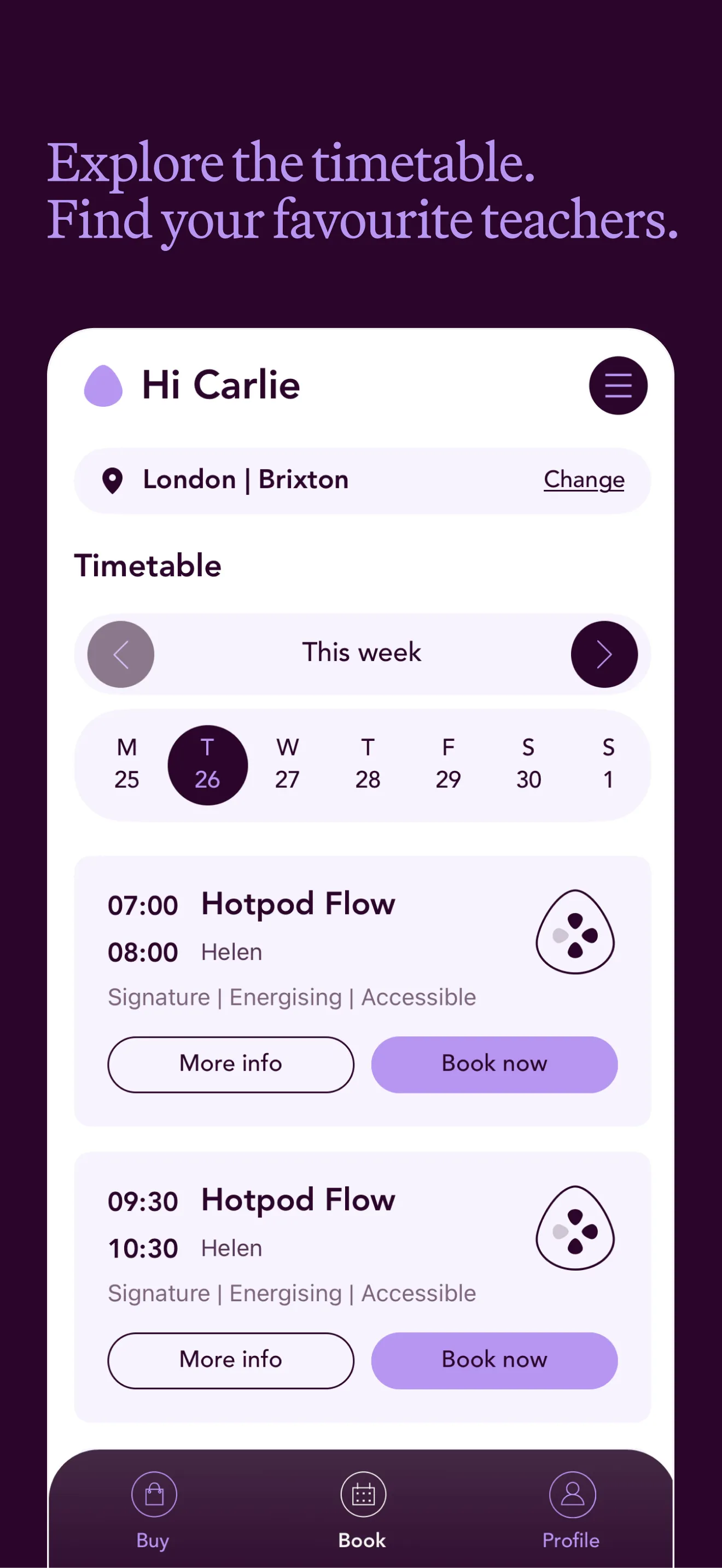 Hotpod Yoga | Indus Appstore | Screenshot