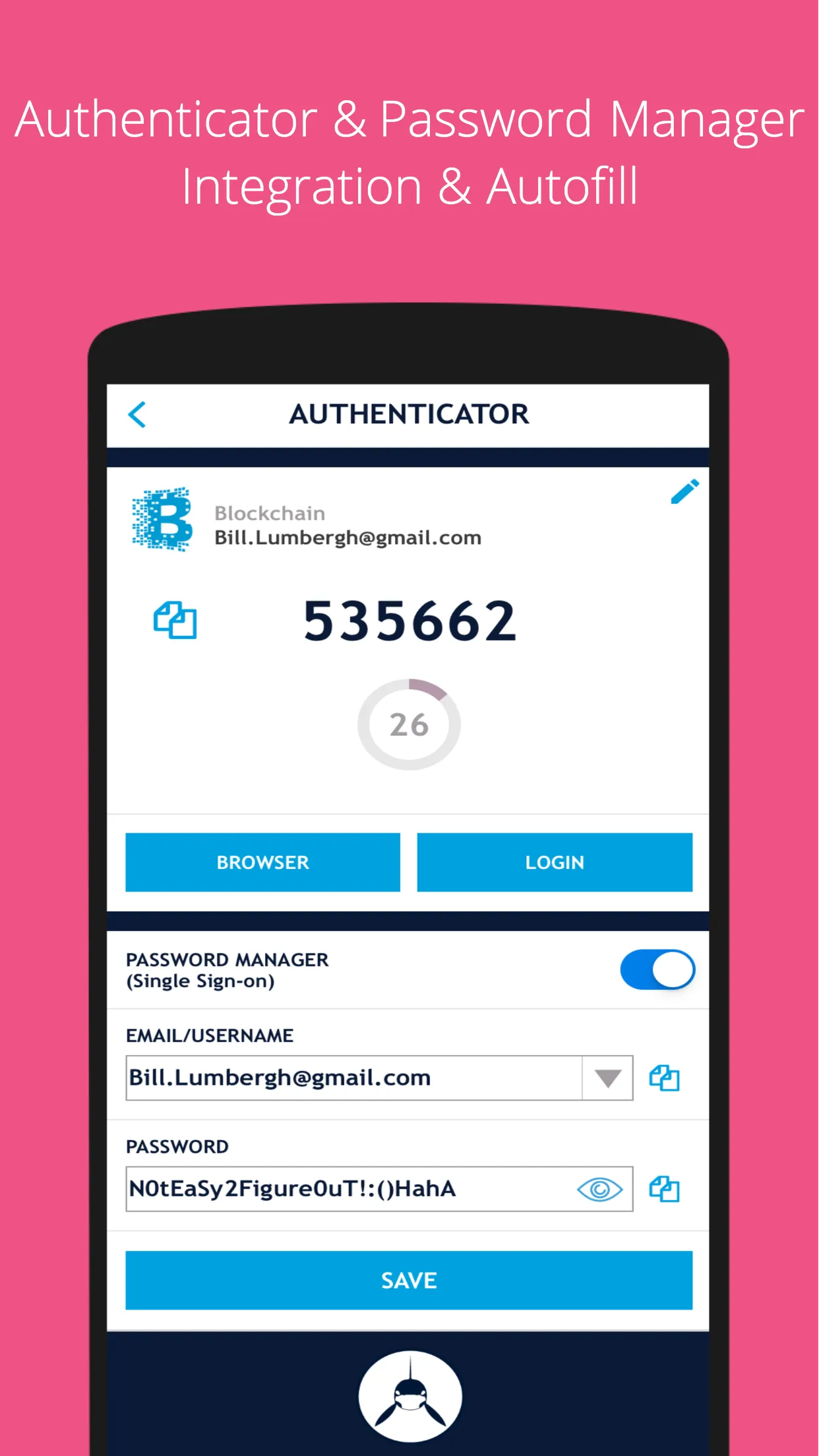 SAASPASS Authenticator 2FA App | Indus Appstore | Screenshot