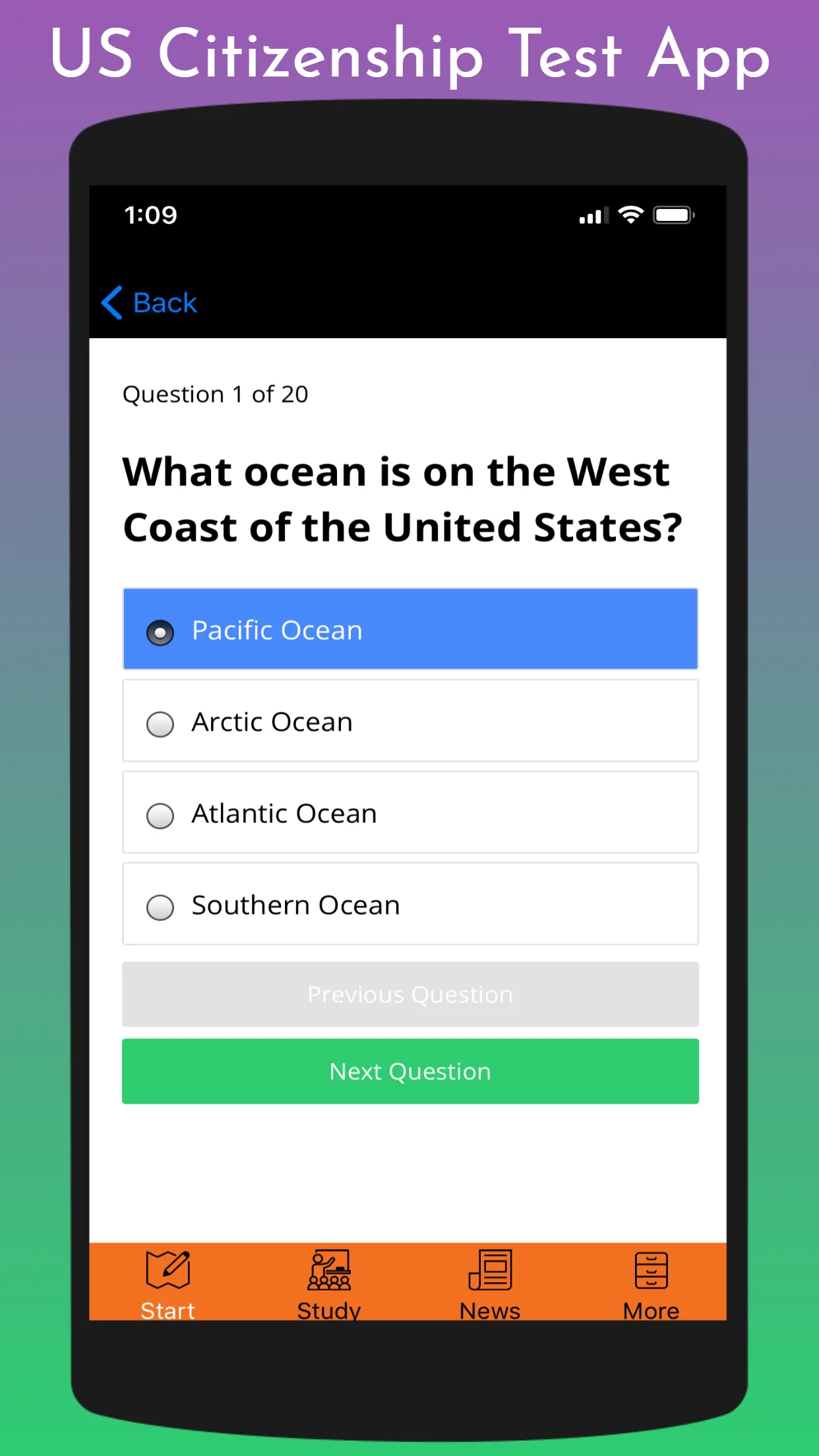 USA Citizenship Test For 2024 | Indus Appstore | Screenshot