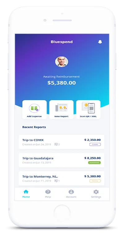 Bluespend - Gastos de Viaje | Indus Appstore | Screenshot