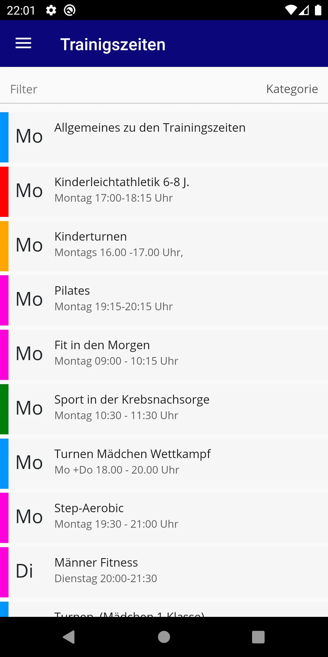 Turnverein Müllheim | Indus Appstore | Screenshot