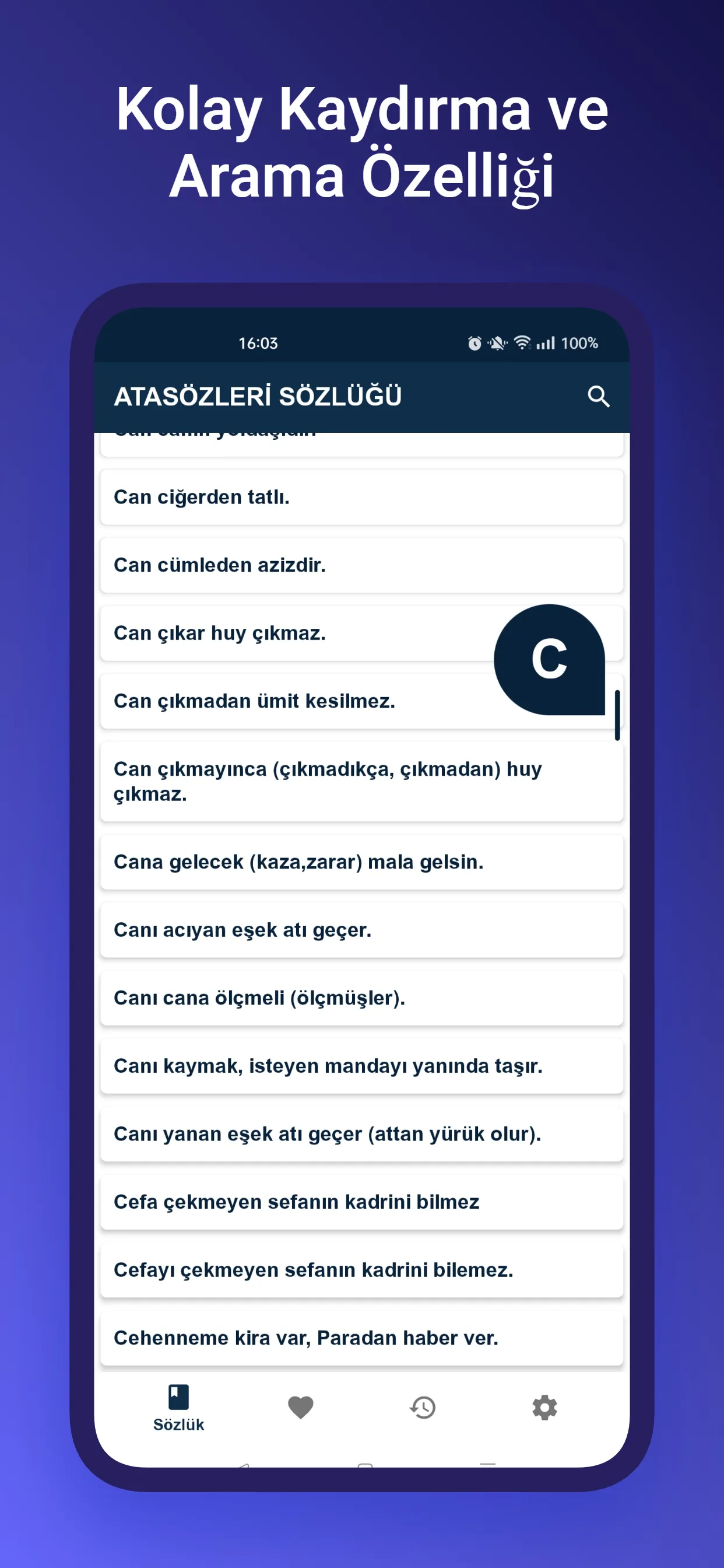 Atasözleri Sözlüğü | Indus Appstore | Screenshot