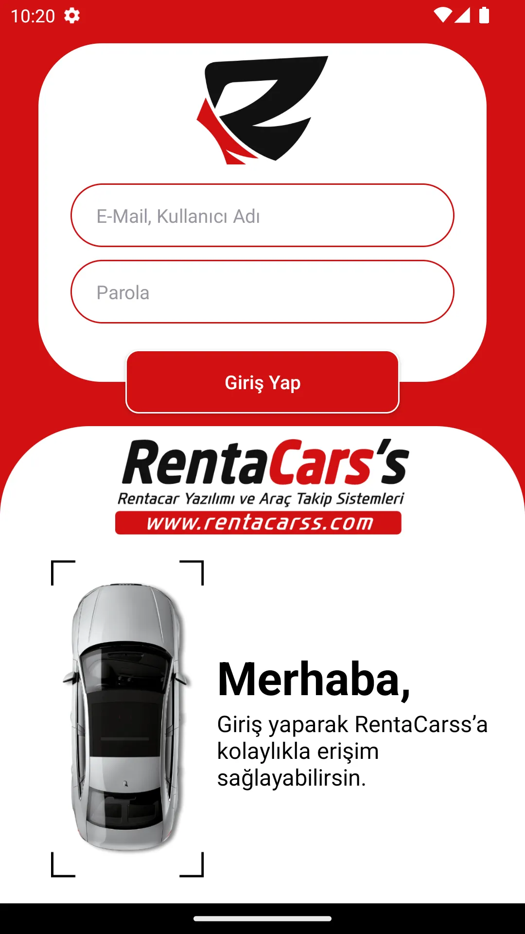 Rentacarss Araç Takip | Indus Appstore | Screenshot