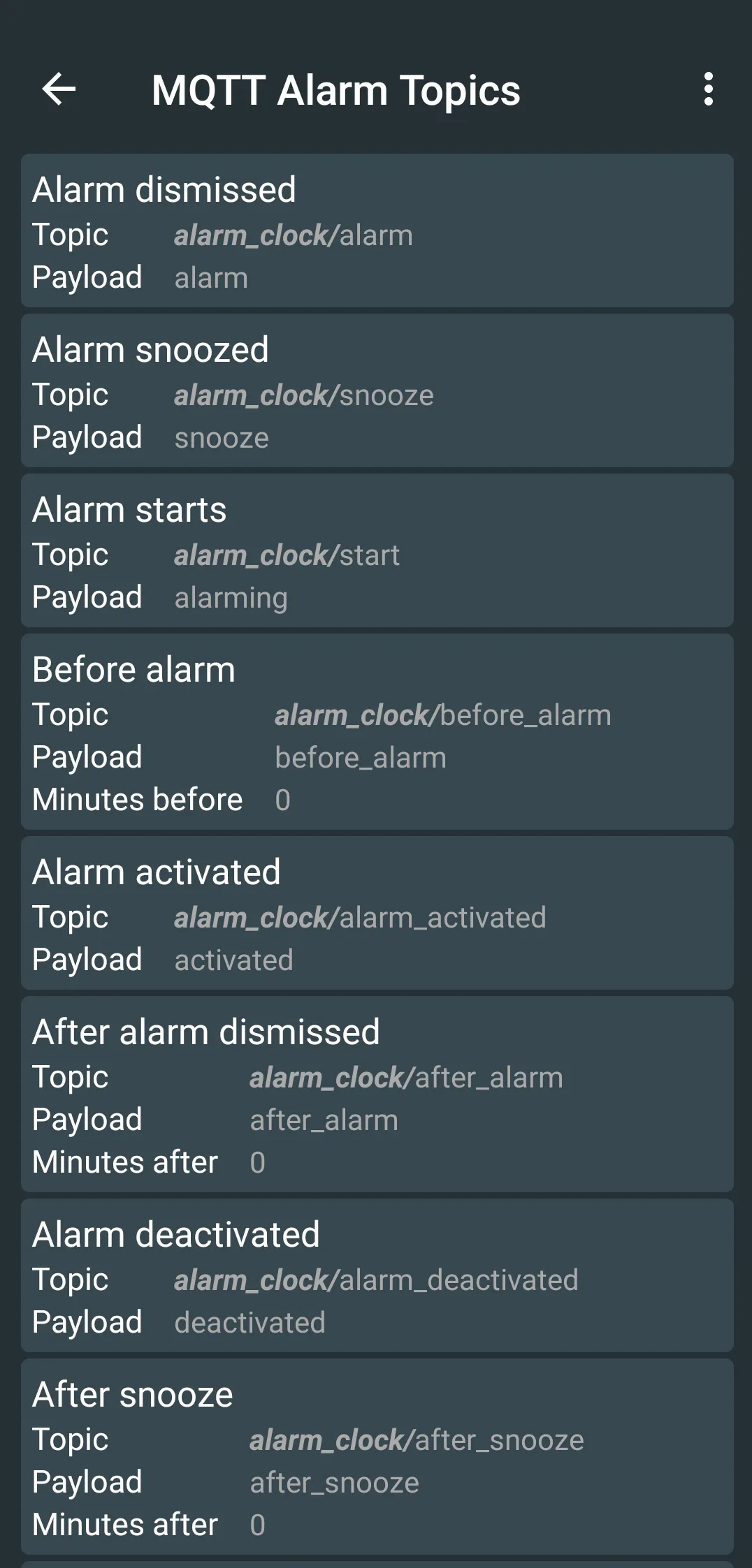 Alarm Clock MQTT | Indus Appstore | Screenshot