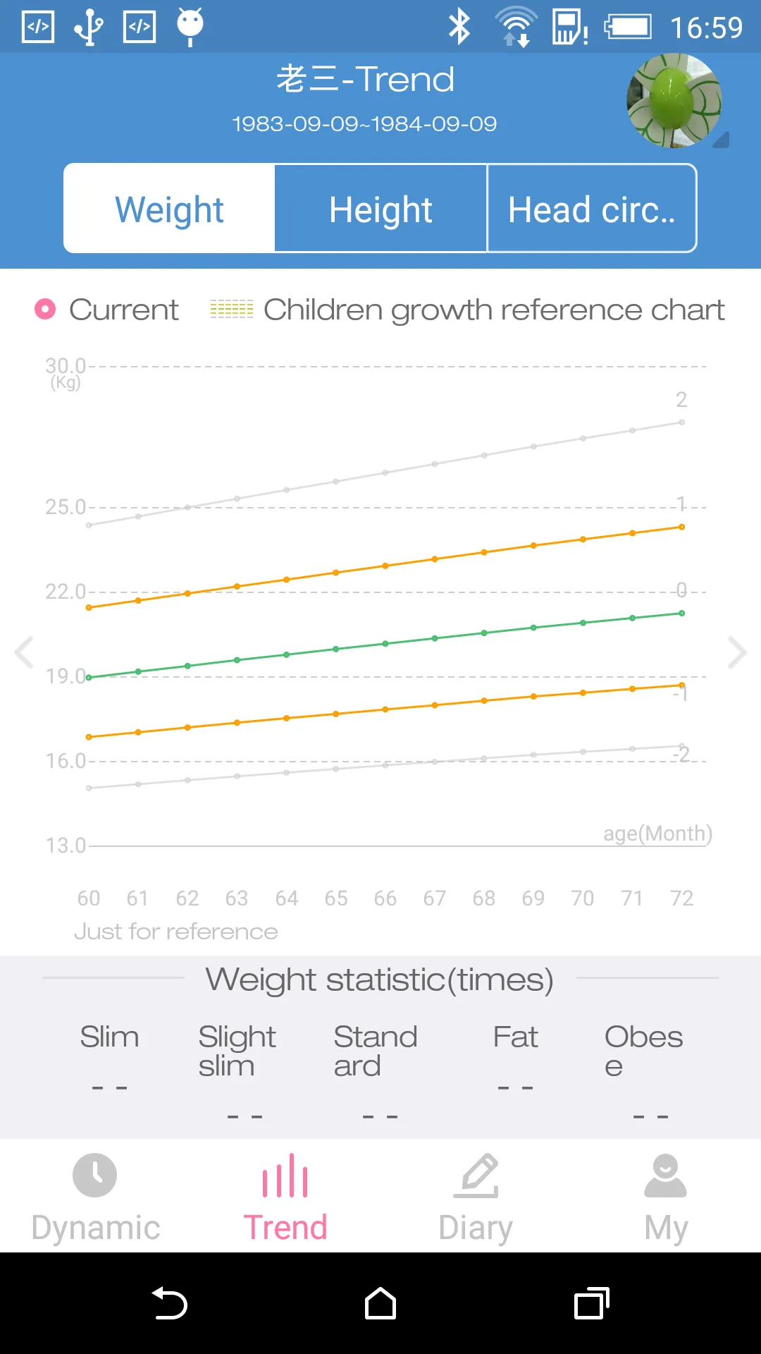 JIBAO Baby Scale | Indus Appstore | Screenshot