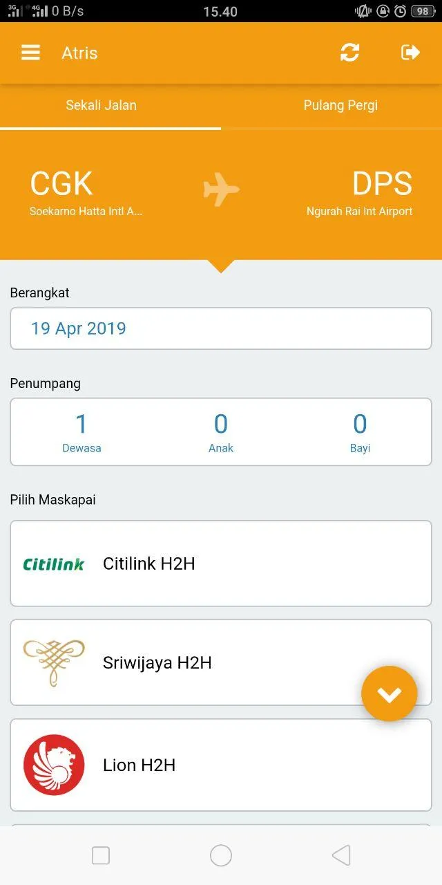 ATRIS VersaTiket | Indus Appstore | Screenshot