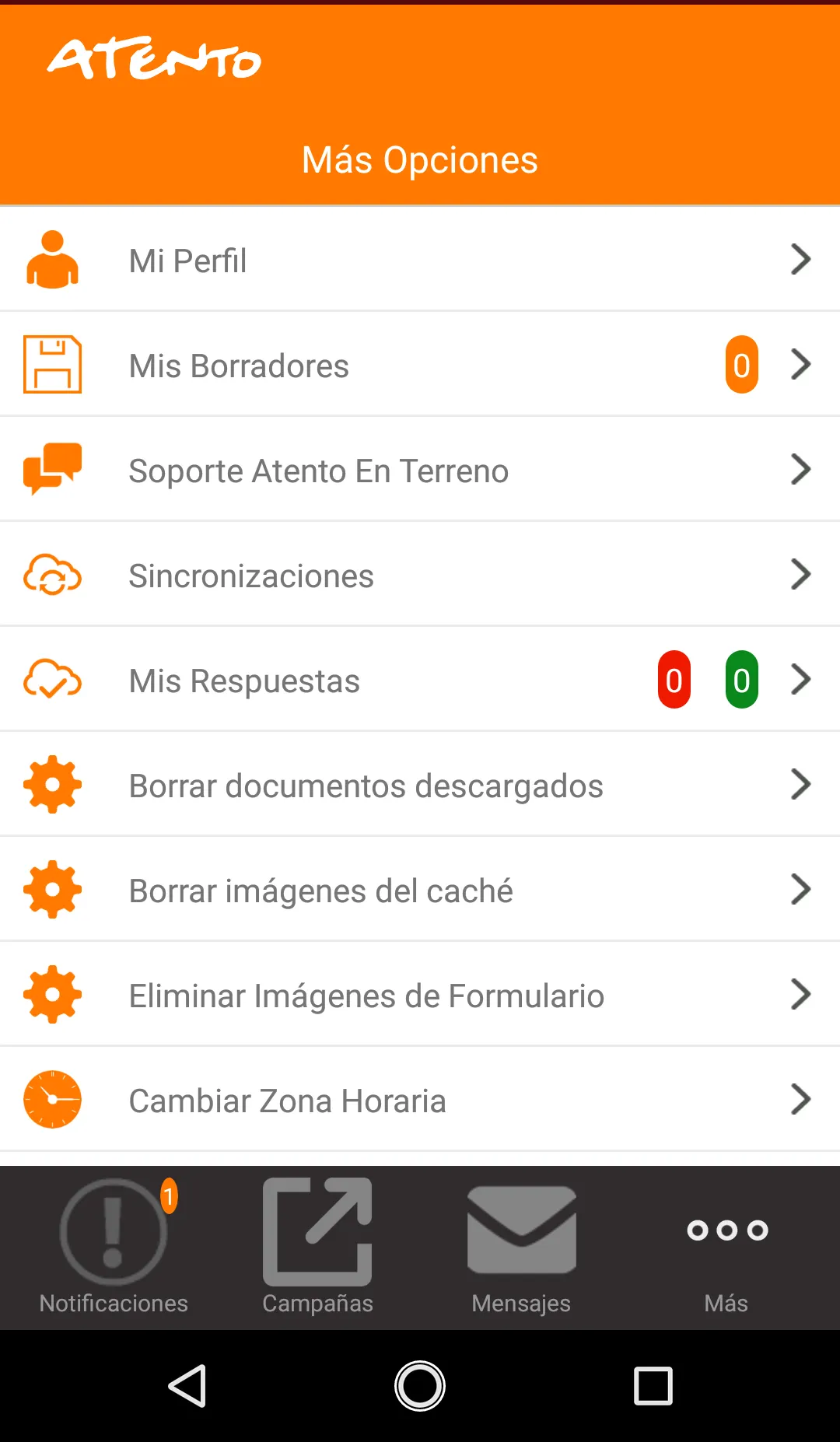 Atento En Terreno | Indus Appstore | Screenshot