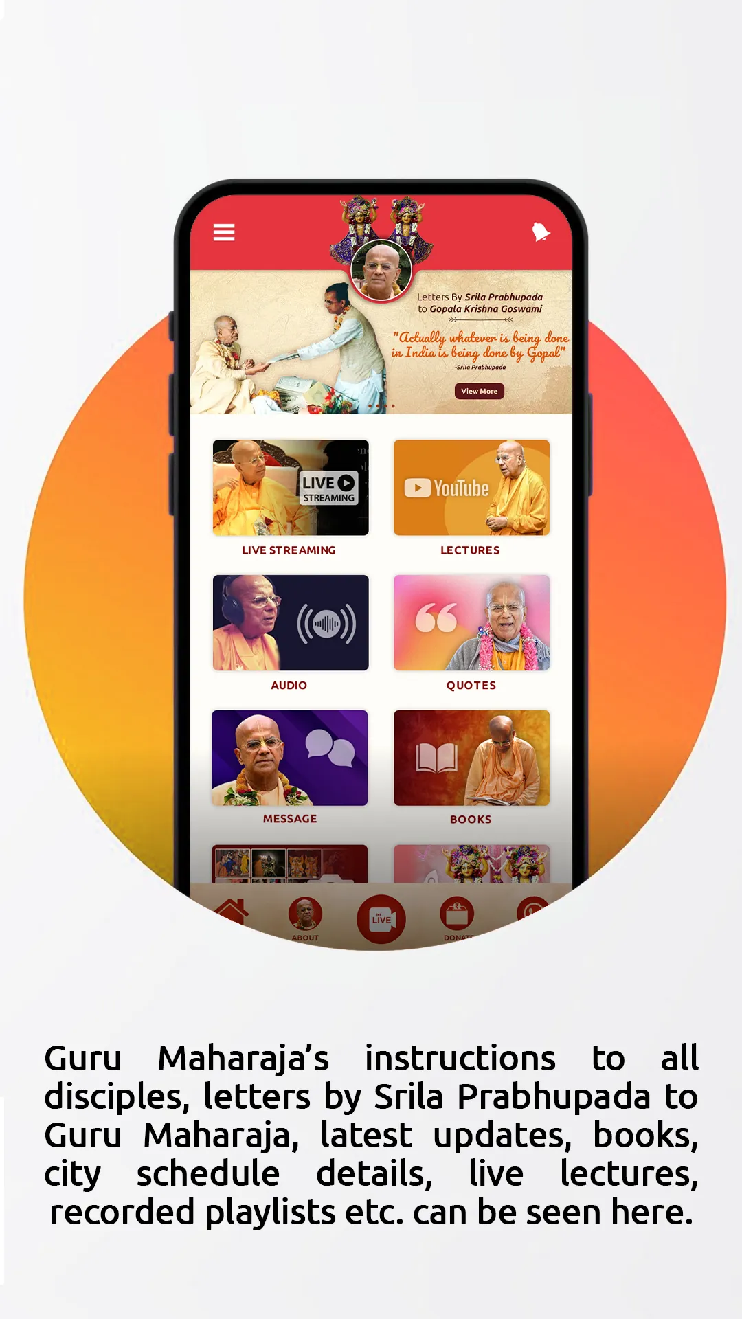 Gopal Krishna Goswami Maharaja | Indus Appstore | Screenshot