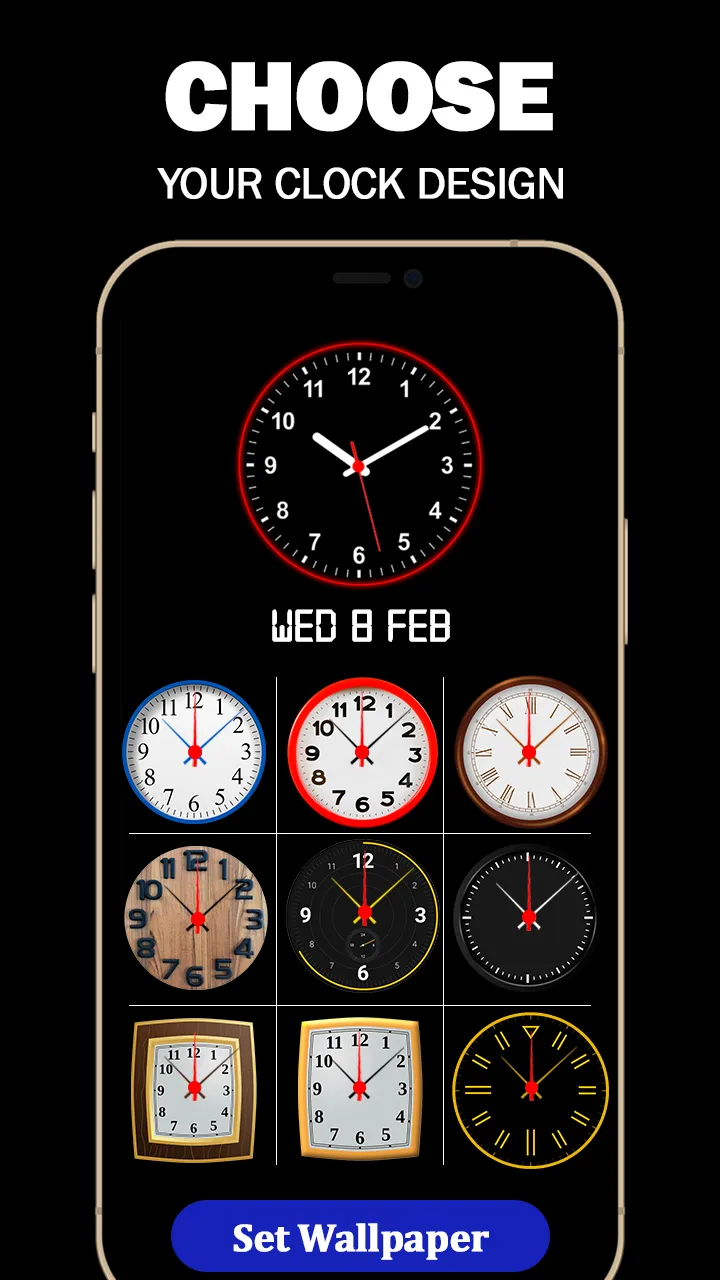 Smart Night Clock Wallpaper | Indus Appstore | Screenshot