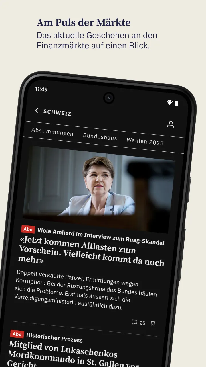 Basler Zeitung Nachrichten | Indus Appstore | Screenshot