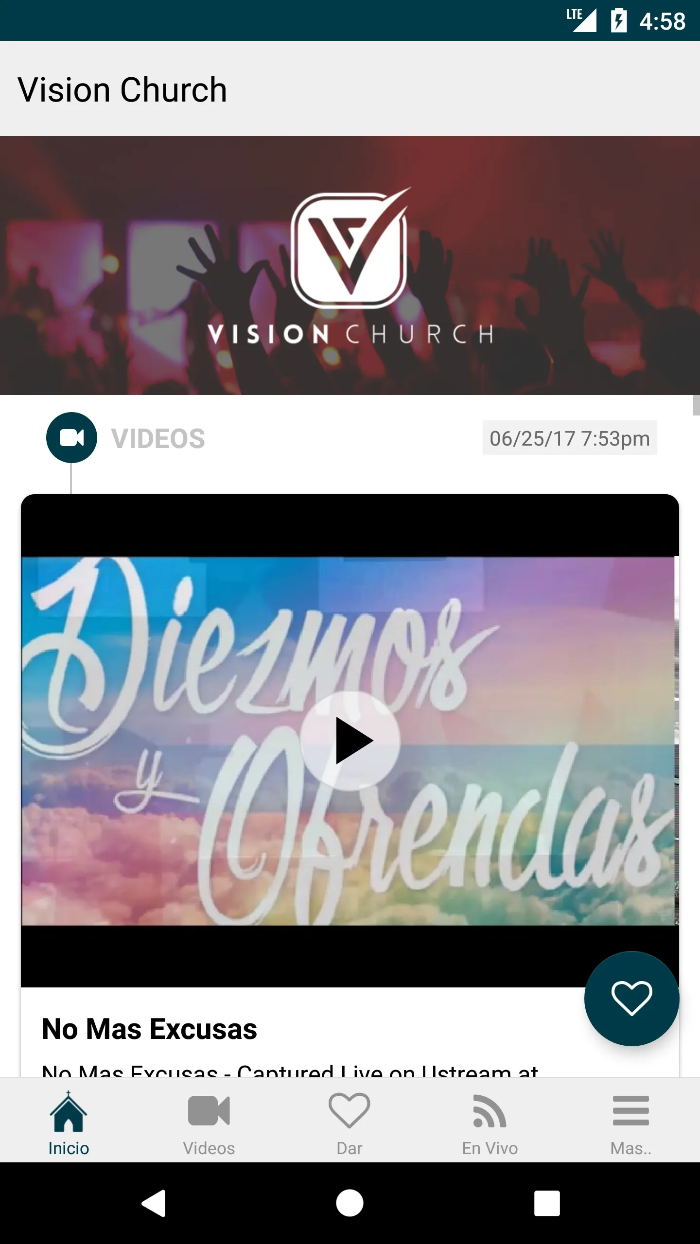 Vision Church | Indus Appstore | Screenshot