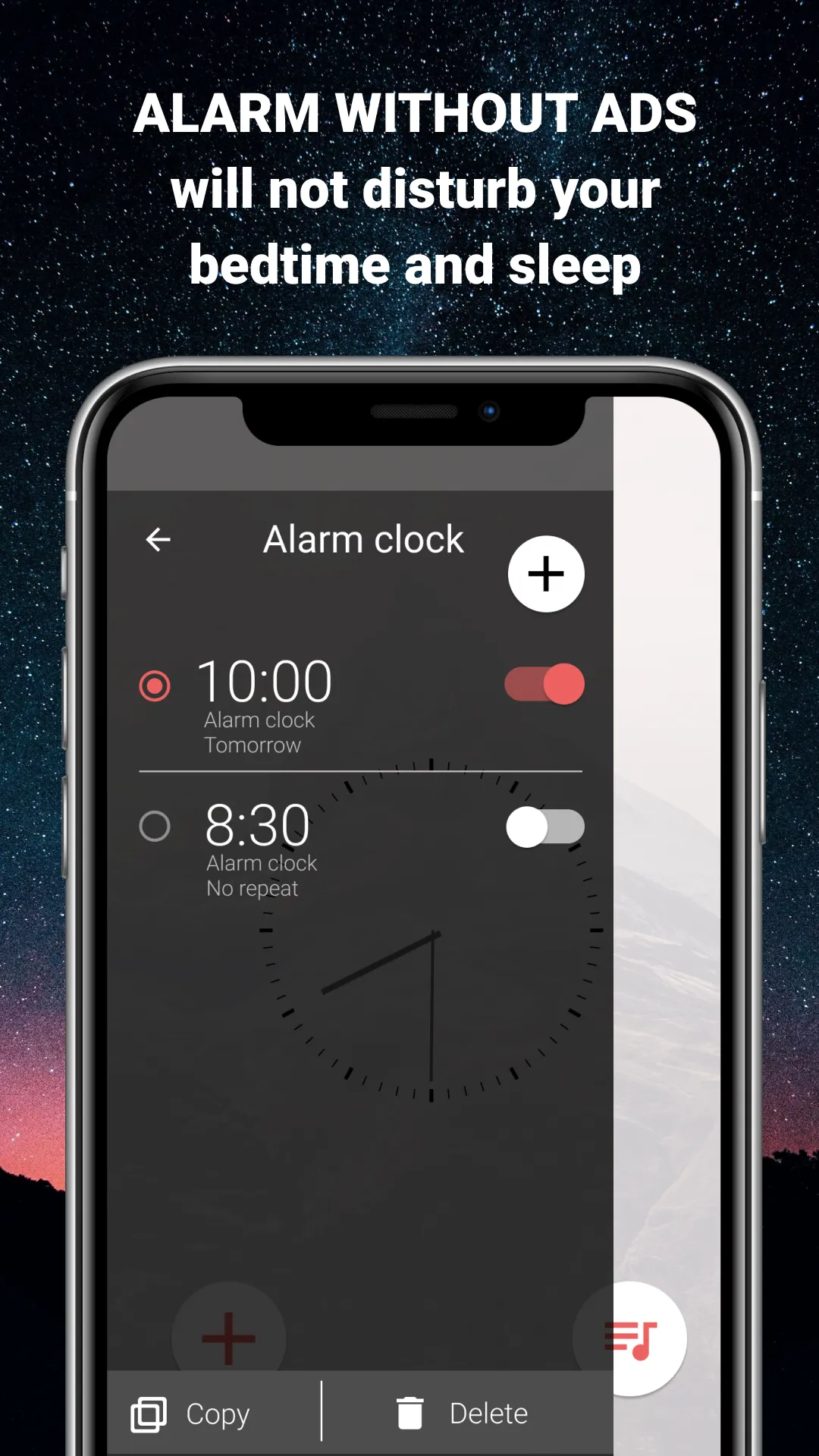 Gentle alarm clock with music | Indus Appstore | Screenshot