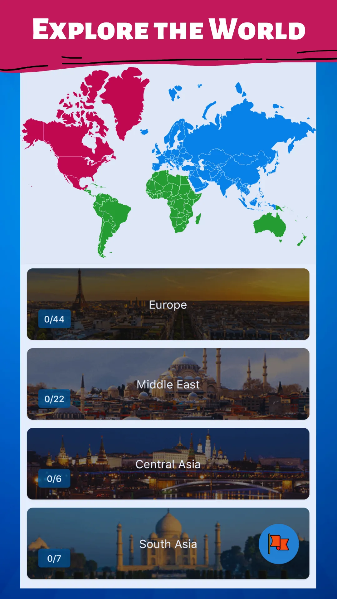 All Countries - World Map | Indus Appstore | Screenshot