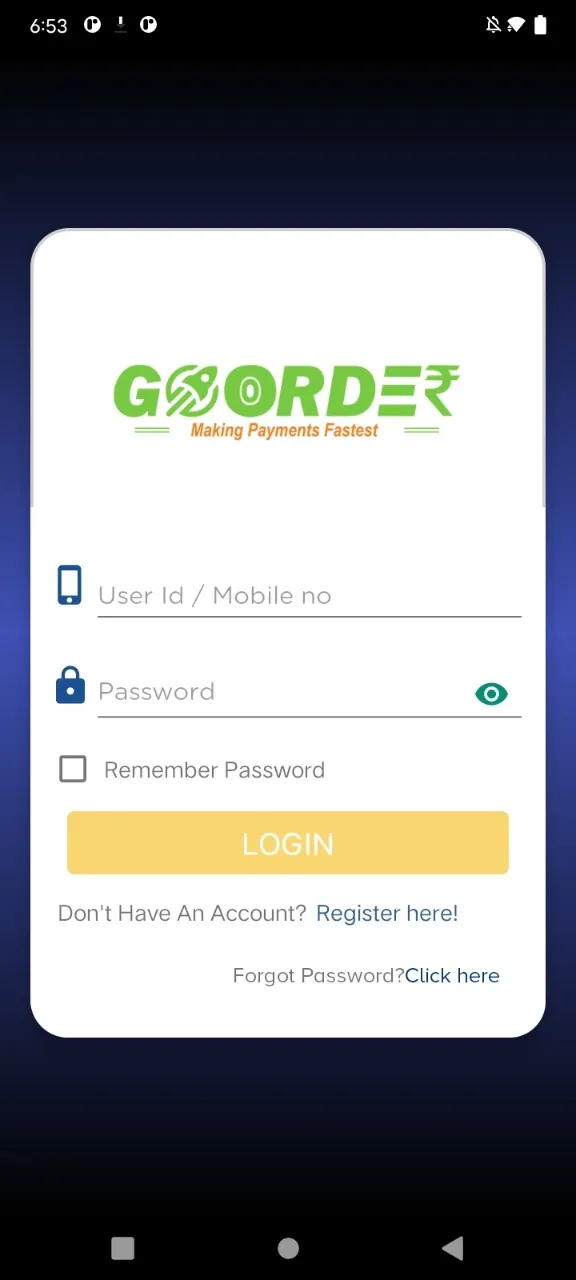 Goorder Pay | Indus Appstore | Screenshot