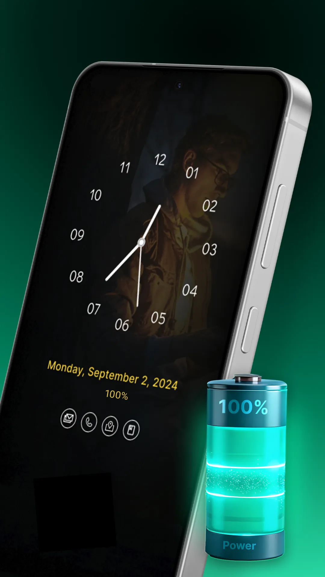 Always On Display Clock - AOD | Indus Appstore | Screenshot