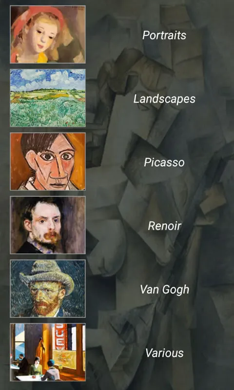 Paintings Memory Game | Indus Appstore | Screenshot