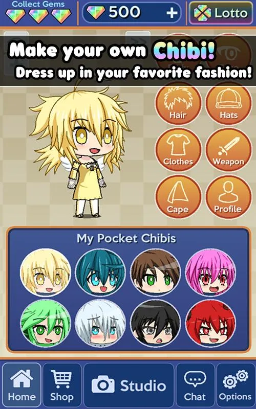 Pocket Chibi - Anime Dress Up | Indus Appstore | Screenshot