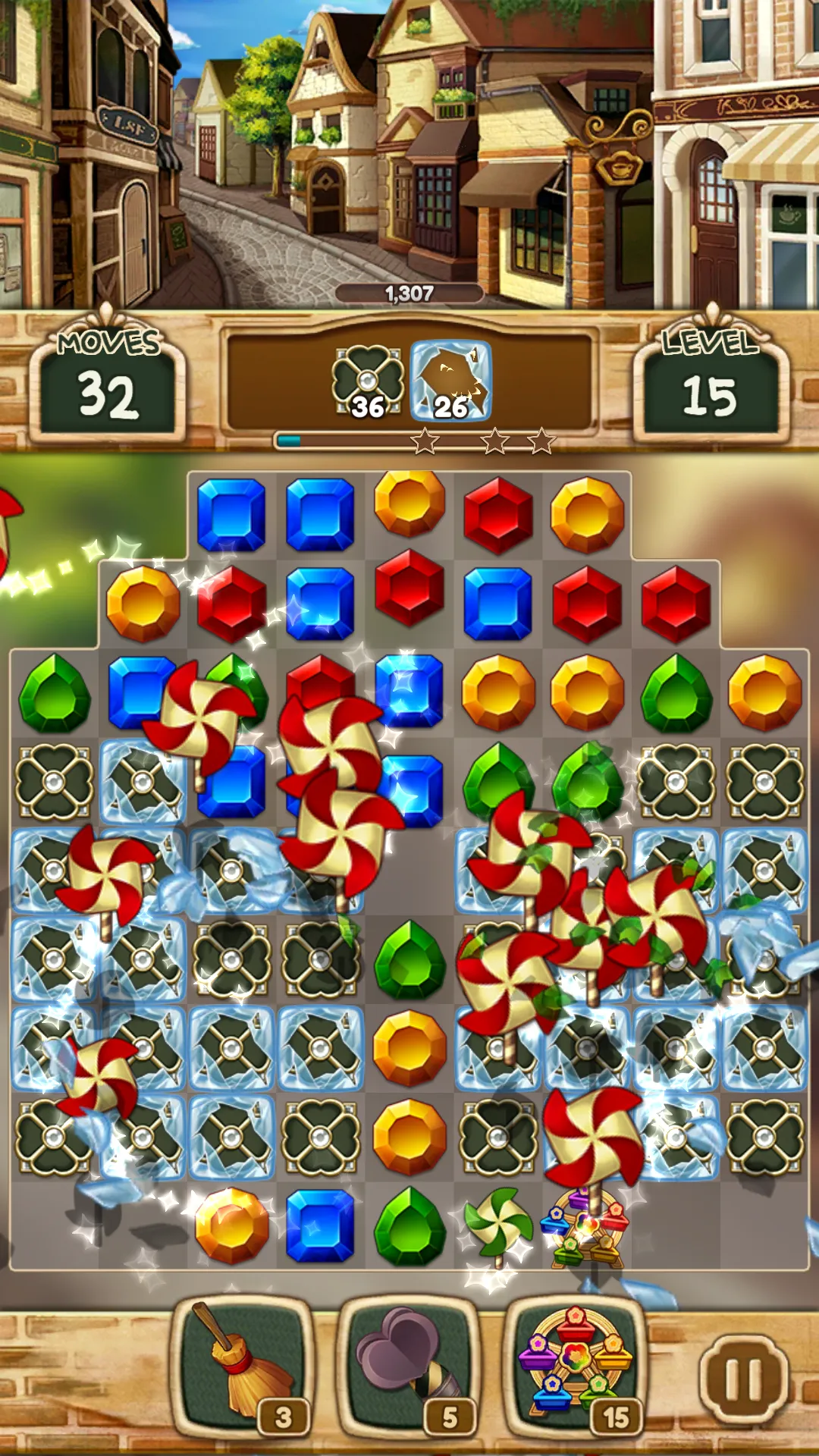 Jewel pretty alley: Match 3 | Indus Appstore | Screenshot