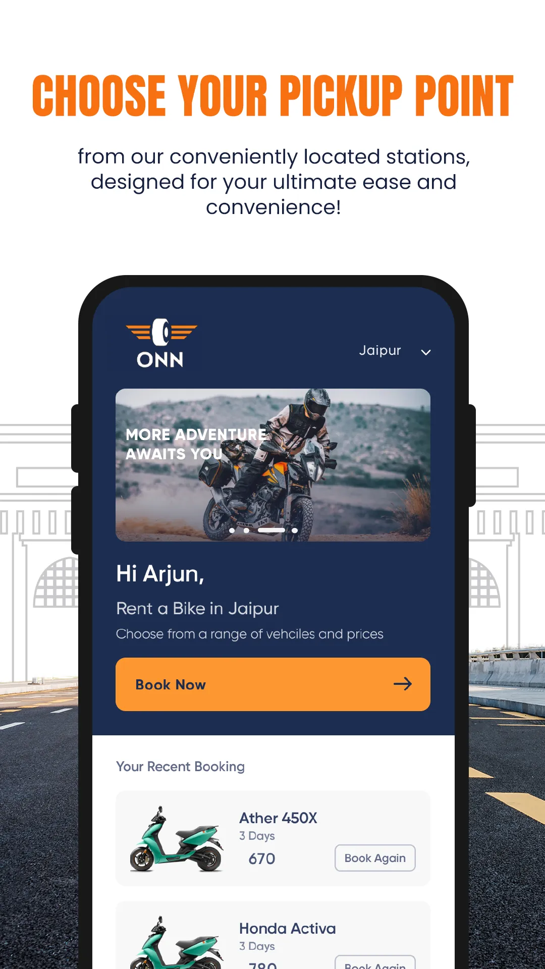 ONN - Bike Rentals | Indus Appstore | Screenshot