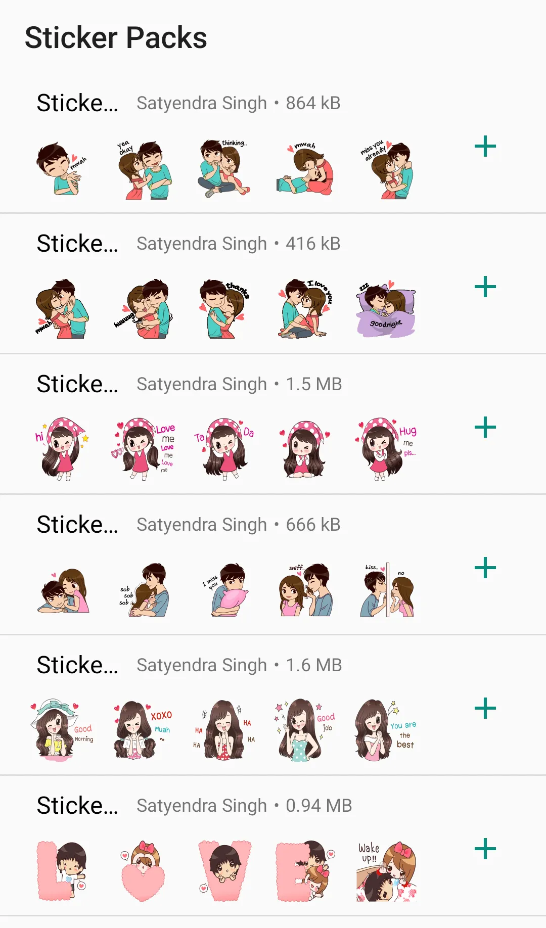 Love Stickers for Whatsapp | Indus Appstore | Screenshot