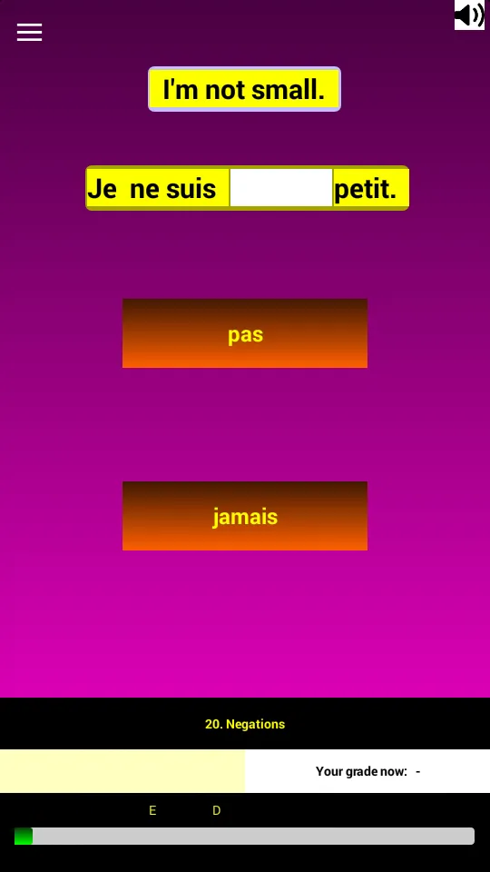 French Grammar Gaps D | Indus Appstore | Screenshot