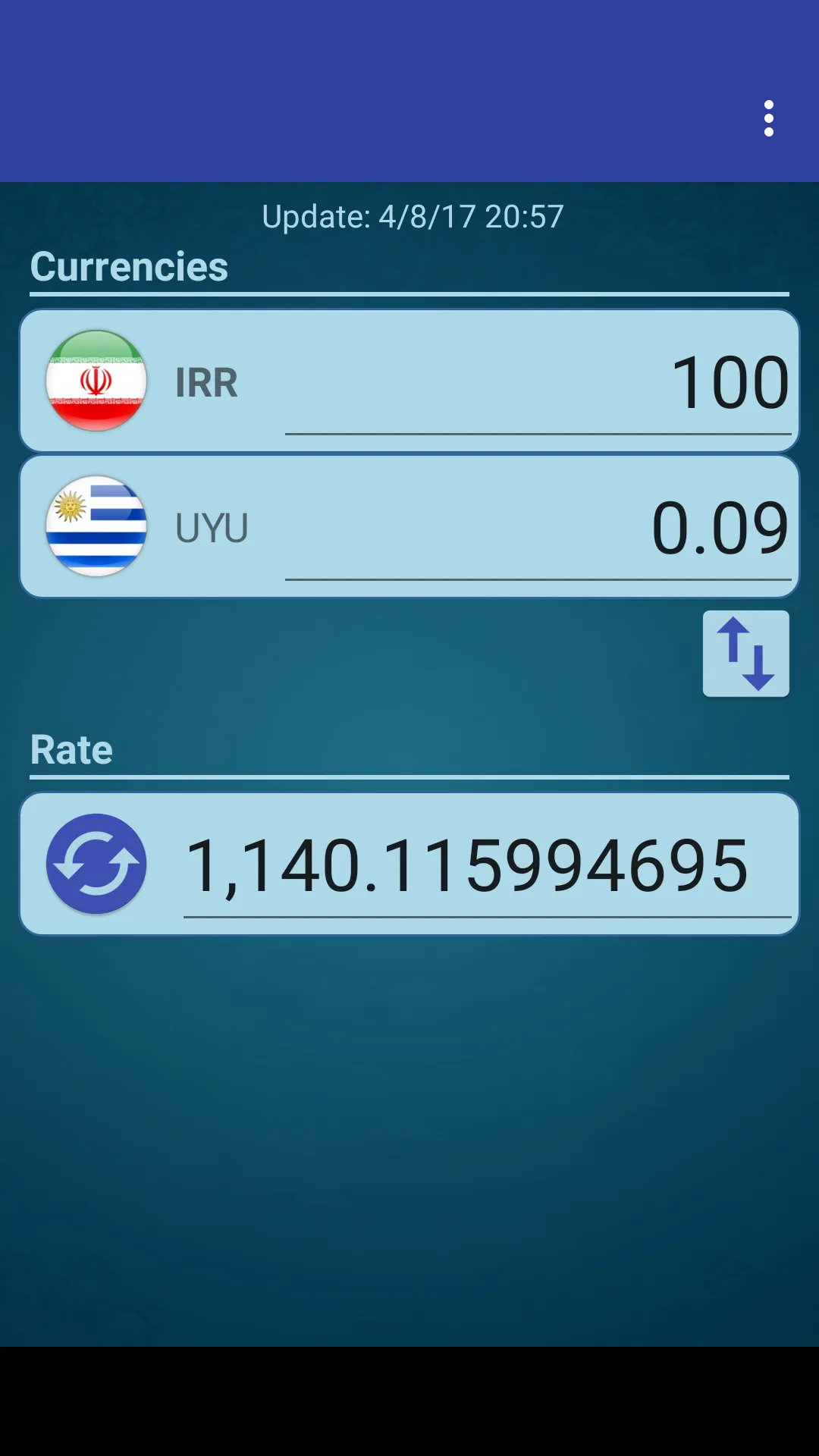 UYU Peso x Iranian Rial | Indus Appstore | Screenshot