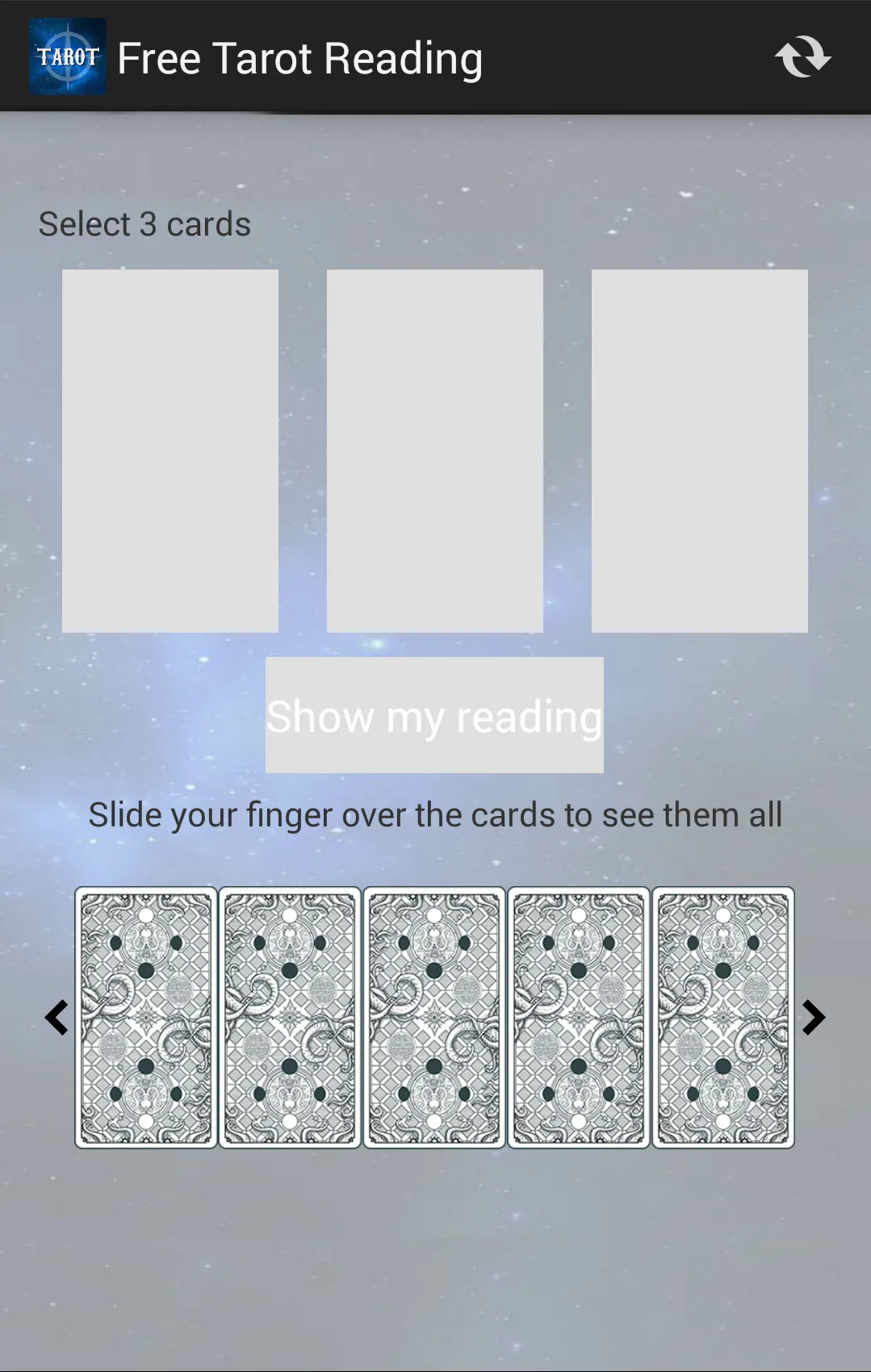 Daily Tarot Card Reading | Indus Appstore | Screenshot