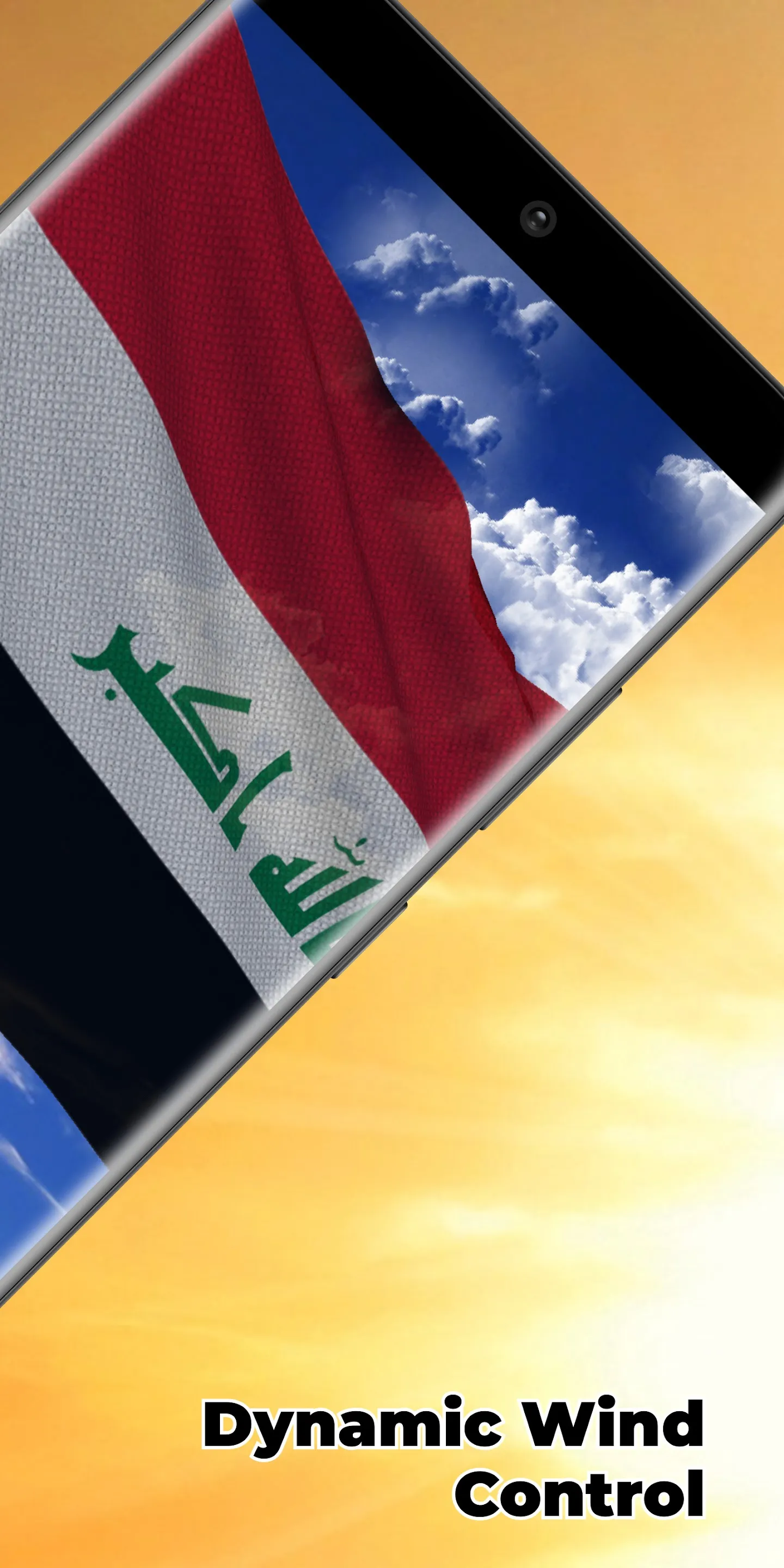 Iraq Flag Live Wallpaper | Indus Appstore | Screenshot