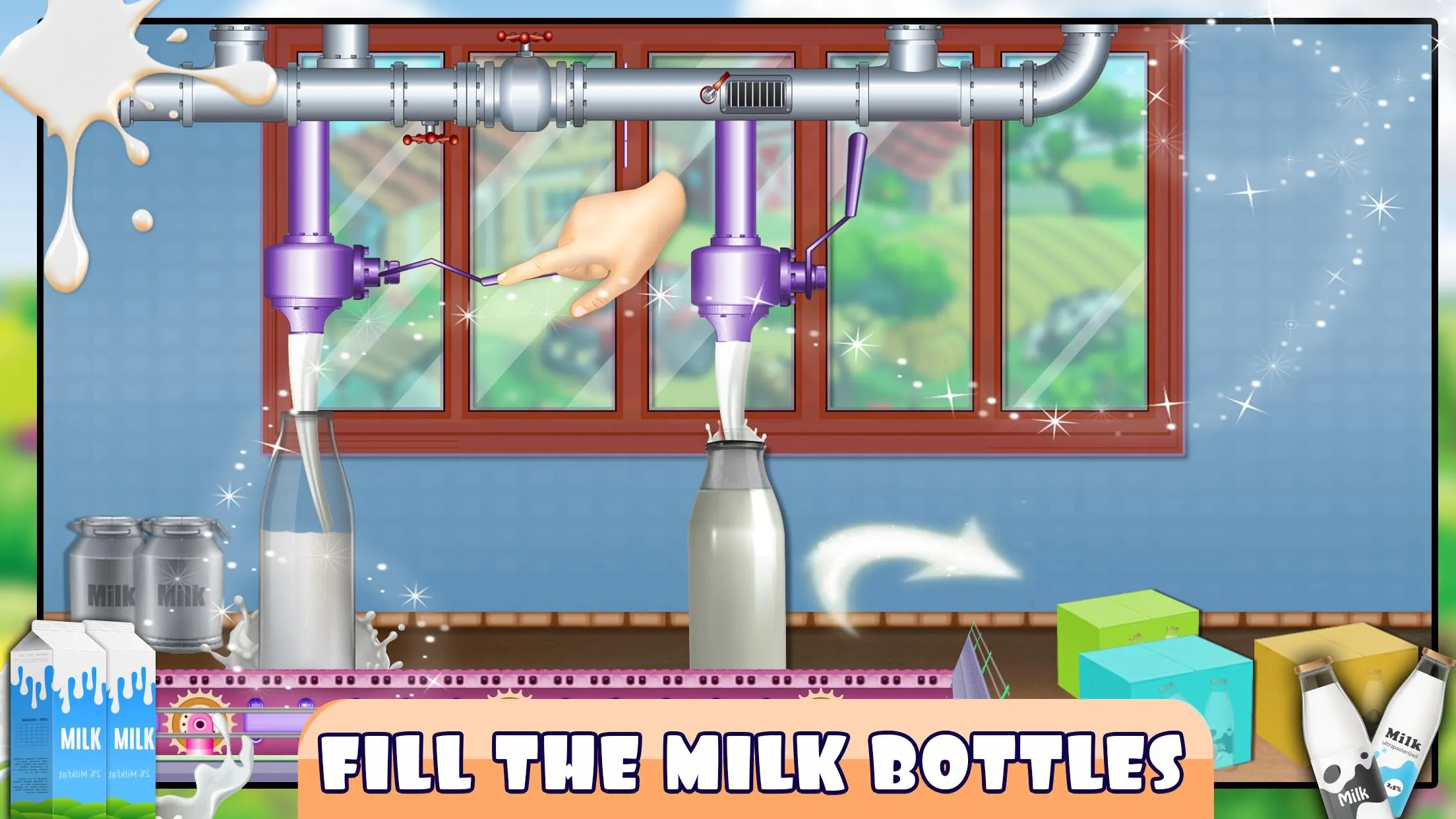 Cow Dairy Farm Milk Factory | Indus Appstore | Screenshot