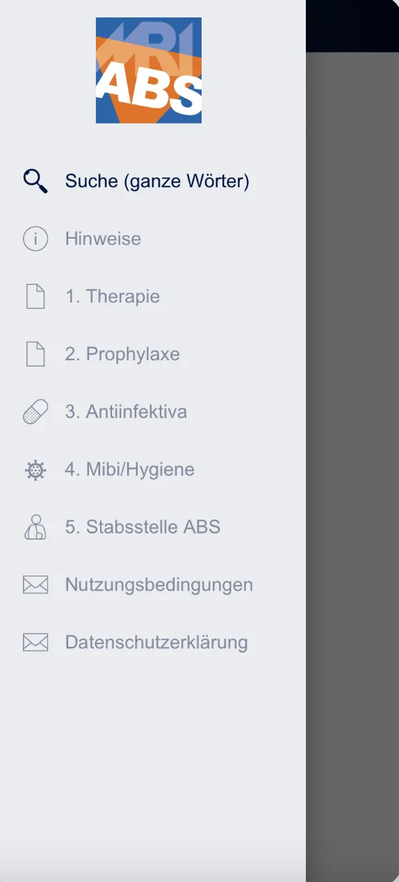 Antiinfektiva Leitfaden | Indus Appstore | Screenshot